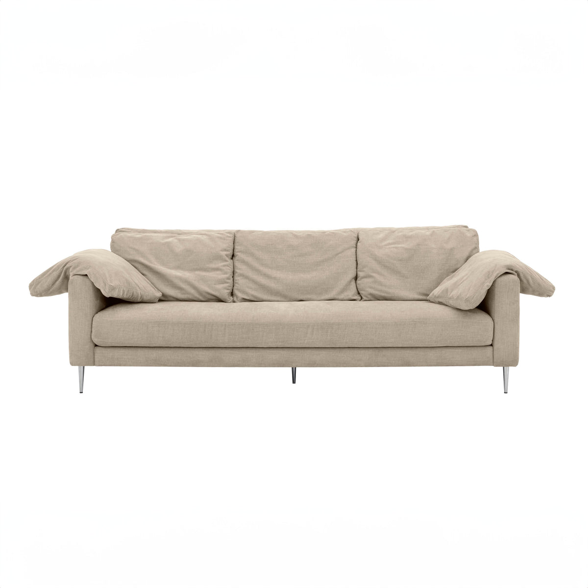 Vari 90" Textured Performance Velvet Lounge Sofa