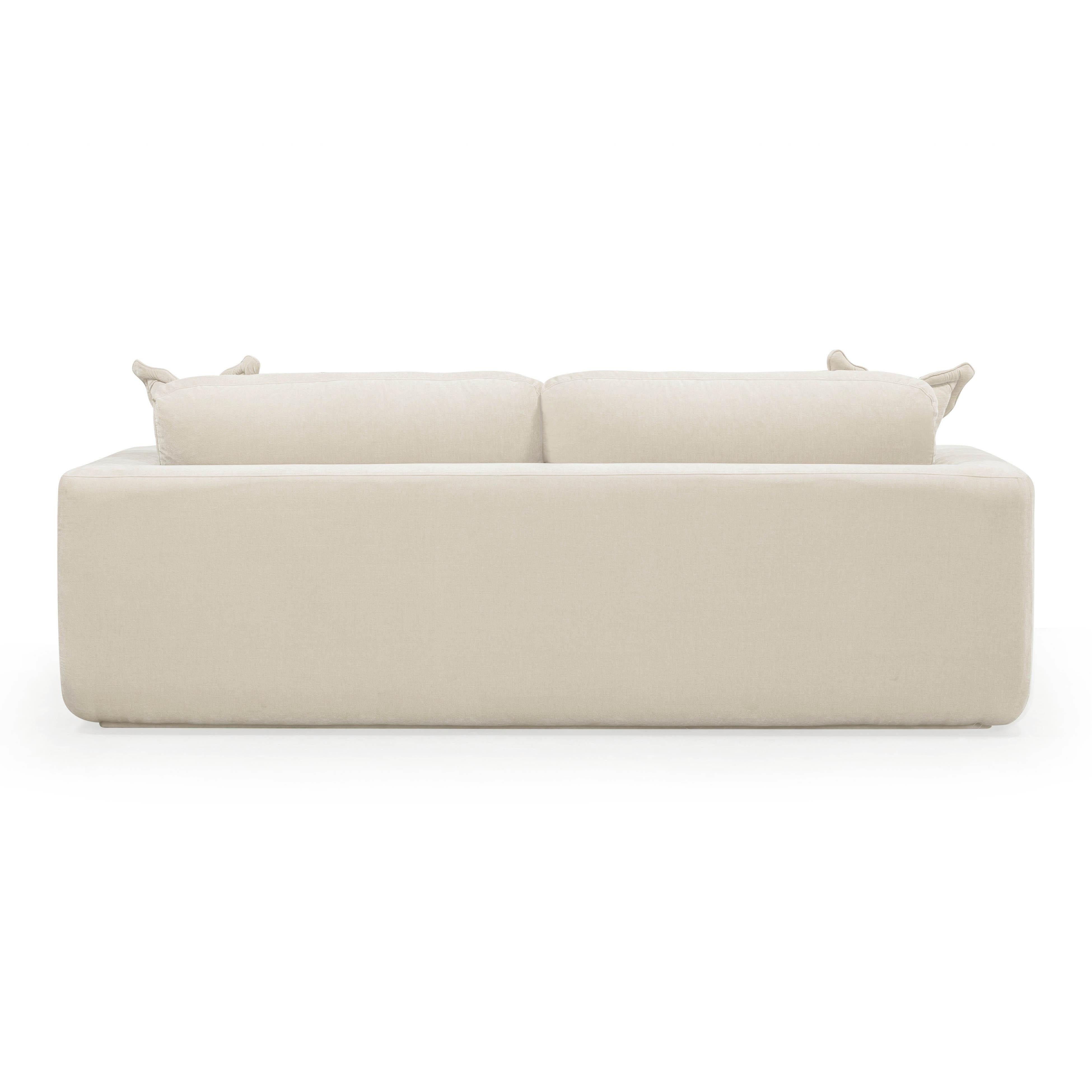 Miri Upcycled Contract-Grade Washed Velvet Sofa