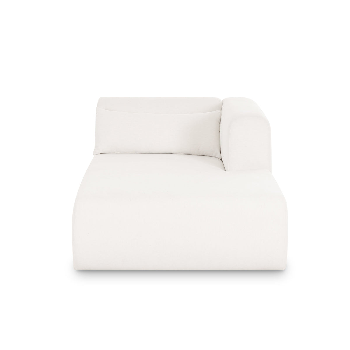 Tarra Cream Performance Chenille Modular Chaise