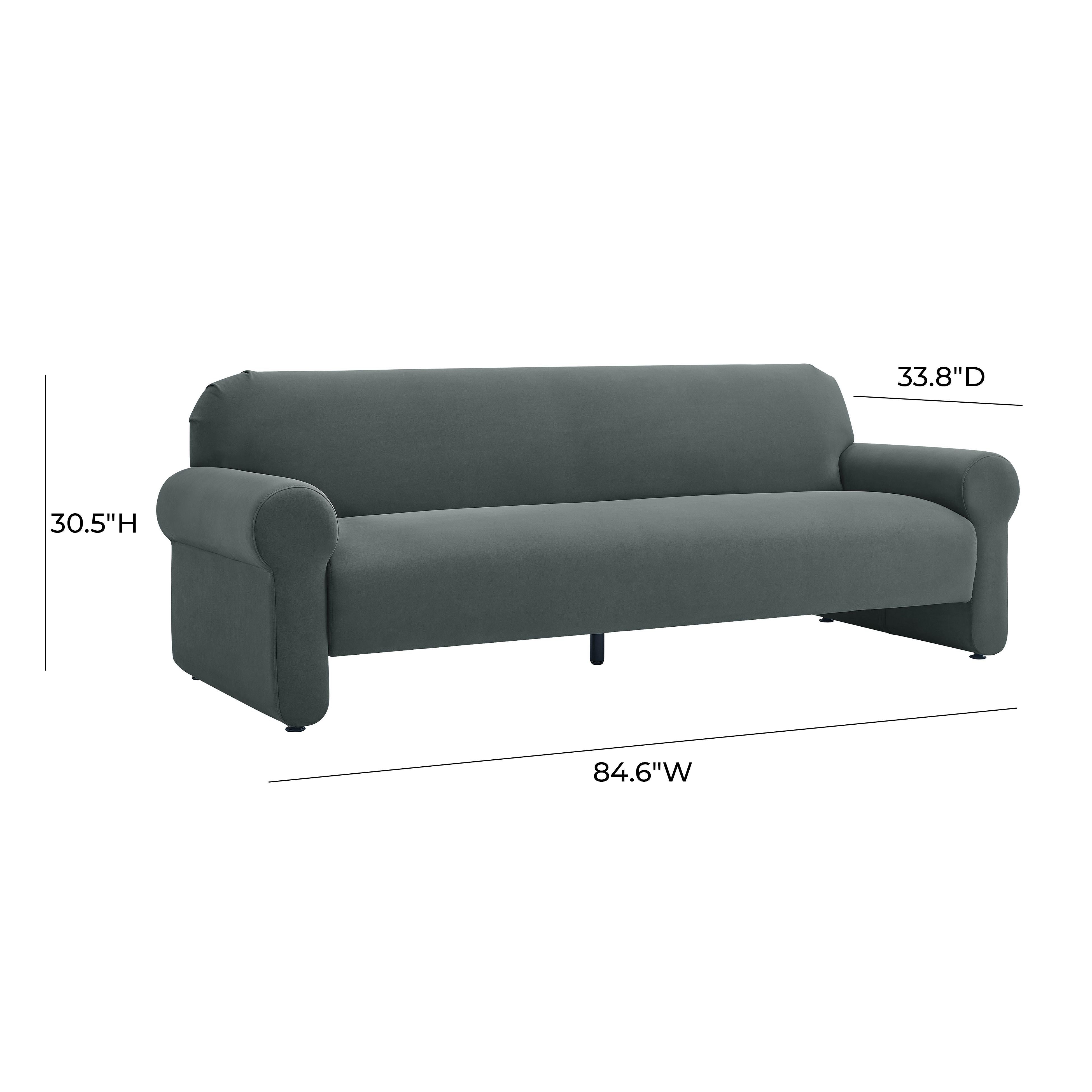 Keelee 84" Performance Velvet Sofa