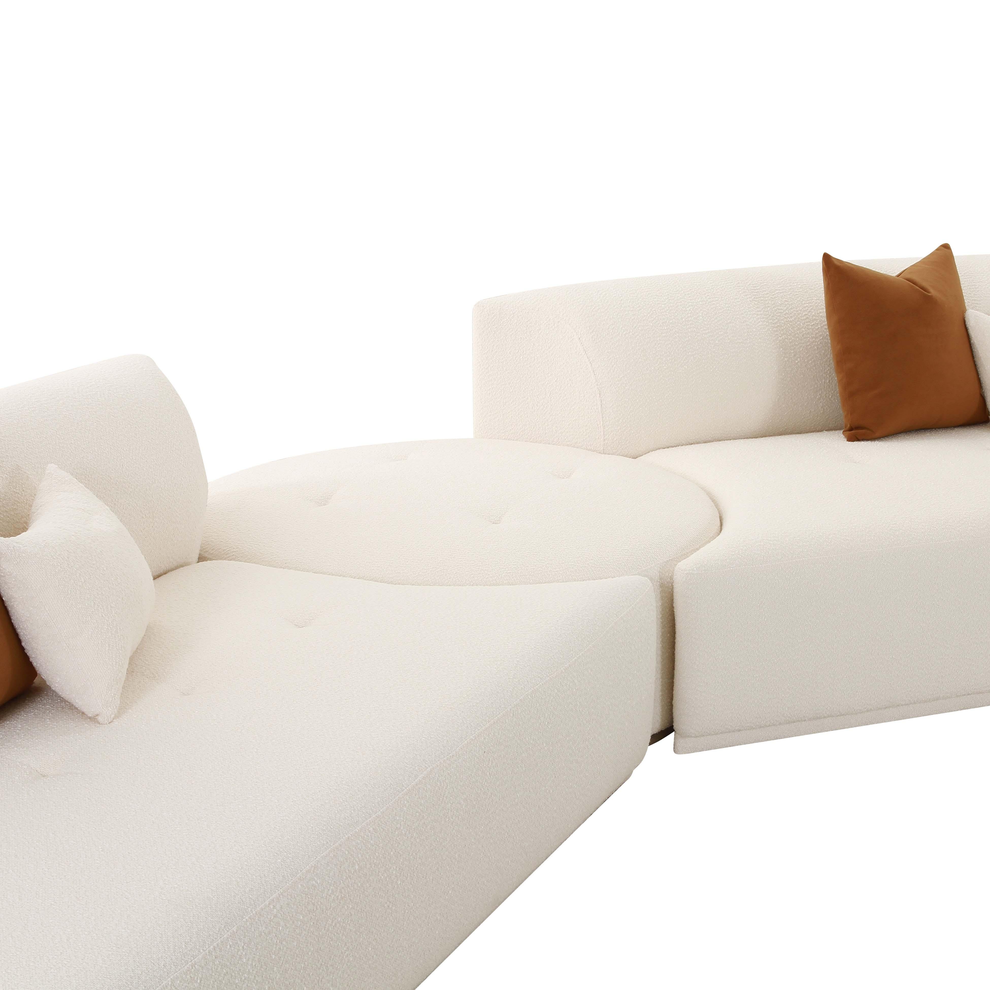 Fickle Cream Boucle 5-Piece Modular Chaise Sectional Sectionals TOV Furniture , Black Friday Sale TOV Furniture Furniture Sale, Old Bones Co, Mid Century Furniture Sale, Four Hands Furniture, Black Friday Sale Fickle Cream Boucle 5-Piece Modular Chaise Sectional,Gus Sale, Perigold Fickle Cream Boucle 5-Piece Modular Chaise Sectional Sectionals Black Friday Sale , Perigold Sale Fickle Cream Boucle 5-Piece Modular Chaise Sectional,Fickle Cream Boucle 5-Piece Modular Chaise Sectional Lulu and Georgia, Burke De
