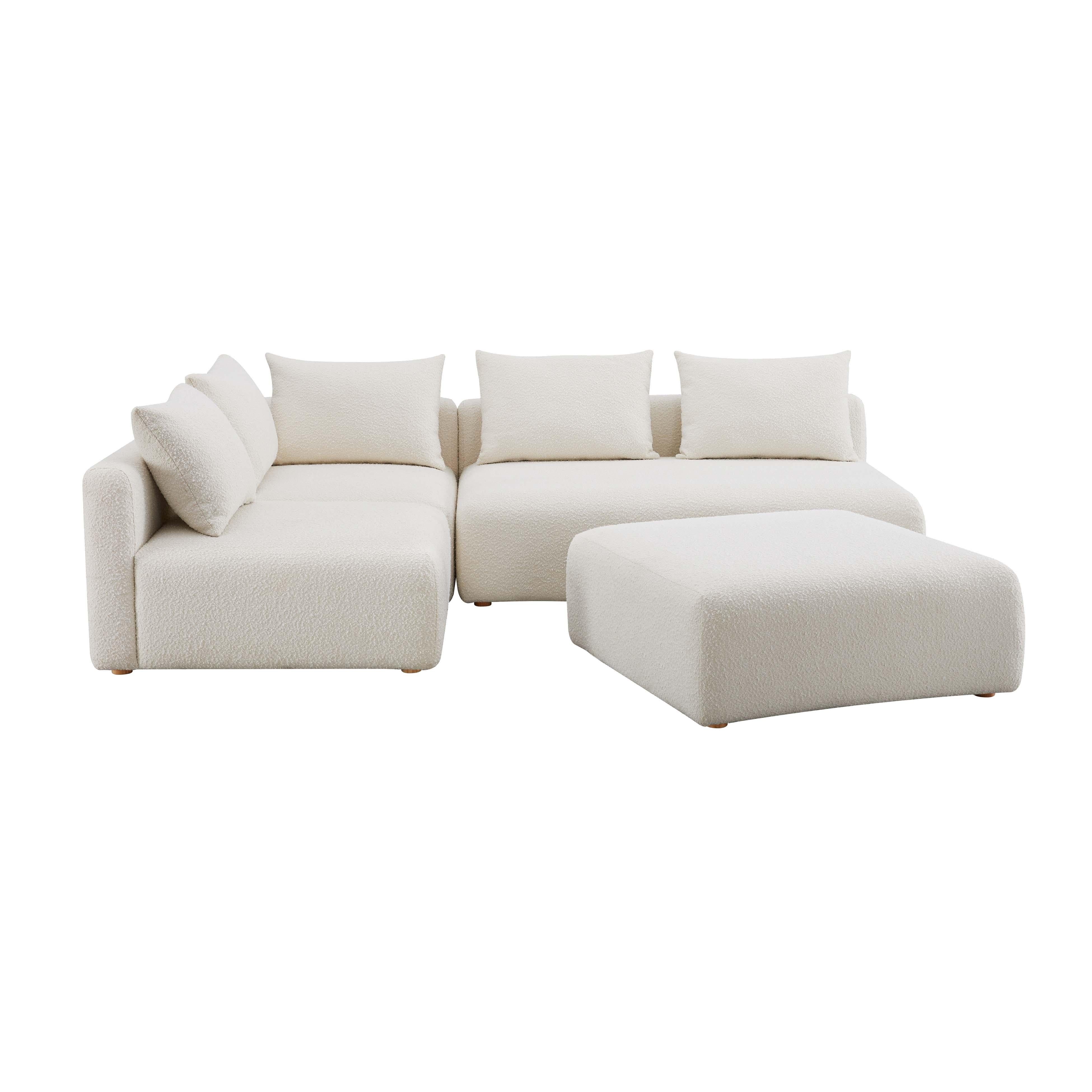 Hangover Cream Boucle 4-Piece Modular Chaise Sectional Sectionals TOV Furniture , Black Friday Sale TOV Furniture Furniture Sale, Old Bones Co, Mid Century Furniture Sale, Four Hands Furniture, Black Friday Sale Hangover Cream Boucle 4-Piece Modular Chaise Sectional,Gus Sale, Perigold Hangover Cream Boucle 4-Piece Modular Chaise Sectional Sectionals Black Friday Sale , Perigold Sale Hangover Cream Boucle 4-Piece Modular Chaise Sectional,Hangover Cream Boucle 4-Piece Modular Chaise Sectional Lulu and Georgia