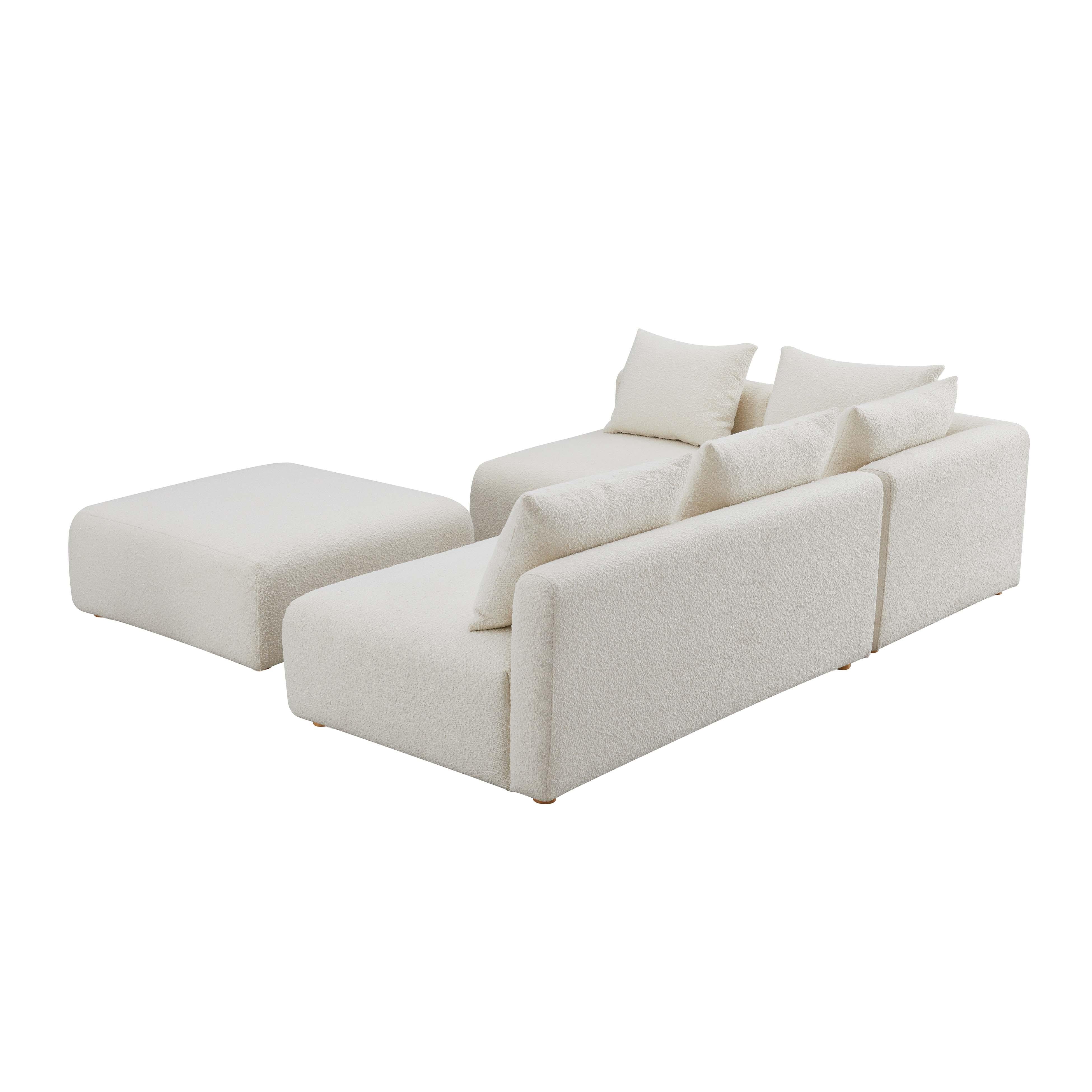Hangover Cream Boucle 4-Piece Modular Chaise Sectional Sectionals TOV Furniture , Black Friday Sale TOV Furniture Furniture Sale, Old Bones Co, Mid Century Furniture Sale, Four Hands Furniture, Black Friday Sale Hangover Cream Boucle 4-Piece Modular Chaise Sectional,Gus Sale, Perigold Hangover Cream Boucle 4-Piece Modular Chaise Sectional Sectionals Black Friday Sale , Perigold Sale Hangover Cream Boucle 4-Piece Modular Chaise Sectional,Hangover Cream Boucle 4-Piece Modular Chaise Sectional Lulu and Georgia
