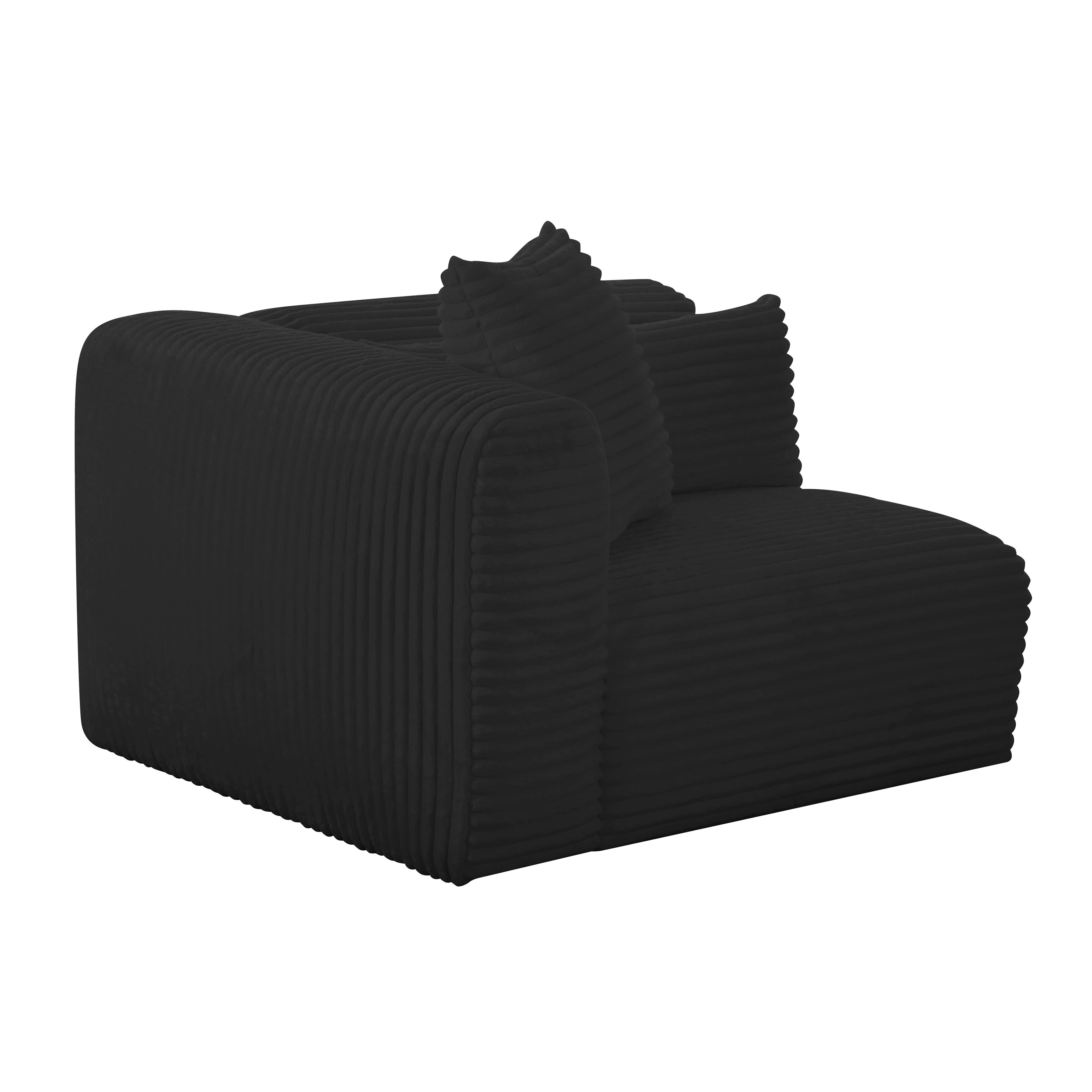Tarra Fluffy Oversized Corduroy Modular Corner Chair Sectionals TOV Furniture Black Laf , Black Friday Sale TOV Furniture Furniture Sale, Old Bones Co, Mid Century Furniture Sale, Four Hands Furniture, Black Friday Sale Tarra Fluffy Oversized Corduroy Modular Corner Chair,Gus Sale, Perigold Tarra Fluffy Oversized Corduroy Modular Corner Chair Sectionals Black Friday Sale , Perigold Sale Tarra Fluffy Oversized Corduroy Modular Corner Chair,Tarra Fluffy Oversized Corduroy Modular Corner Chair Lulu and Georgia