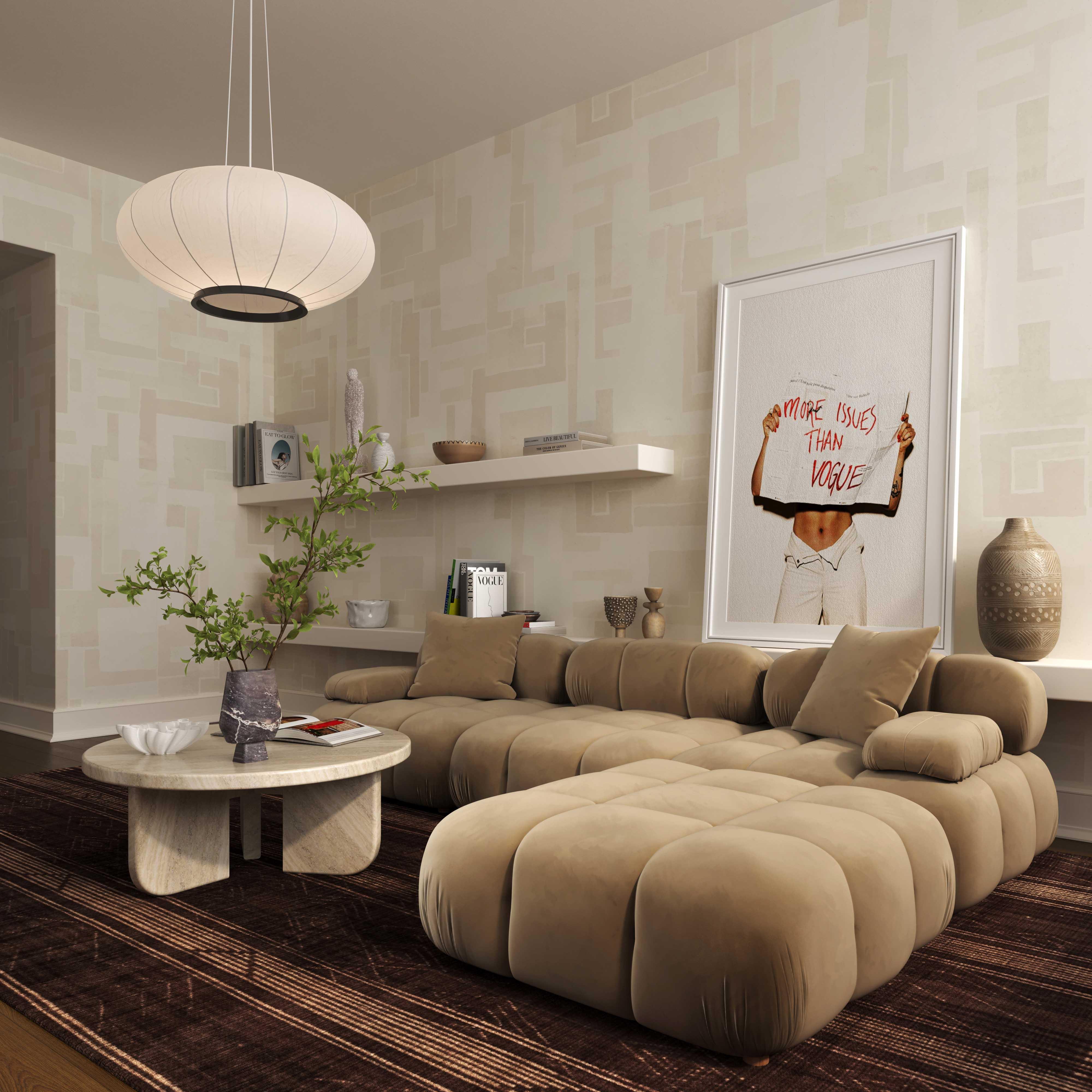 Calliope Cafe Au Lait Performance Velvet 4-Piece Modular Sectional Sectionals TOV Furniture , Black Friday Sale TOV Furniture Furniture Sale, Old Bones Co, Mid Century Furniture Sale, Four Hands Furniture, Black Friday Sale Calliope Cafe Au Lait Performance Velvet 4-Piece Modular Sectional,Gus Sale, Perigold Calliope Cafe Au Lait Performance Velvet 4-Piece Modular Sectional Sectionals Black Friday Sale , Perigold Sale Calliope Cafe Au Lait Performance Velvet 4-Piece Modular Sectional,Calliope Cafe Au Lait P