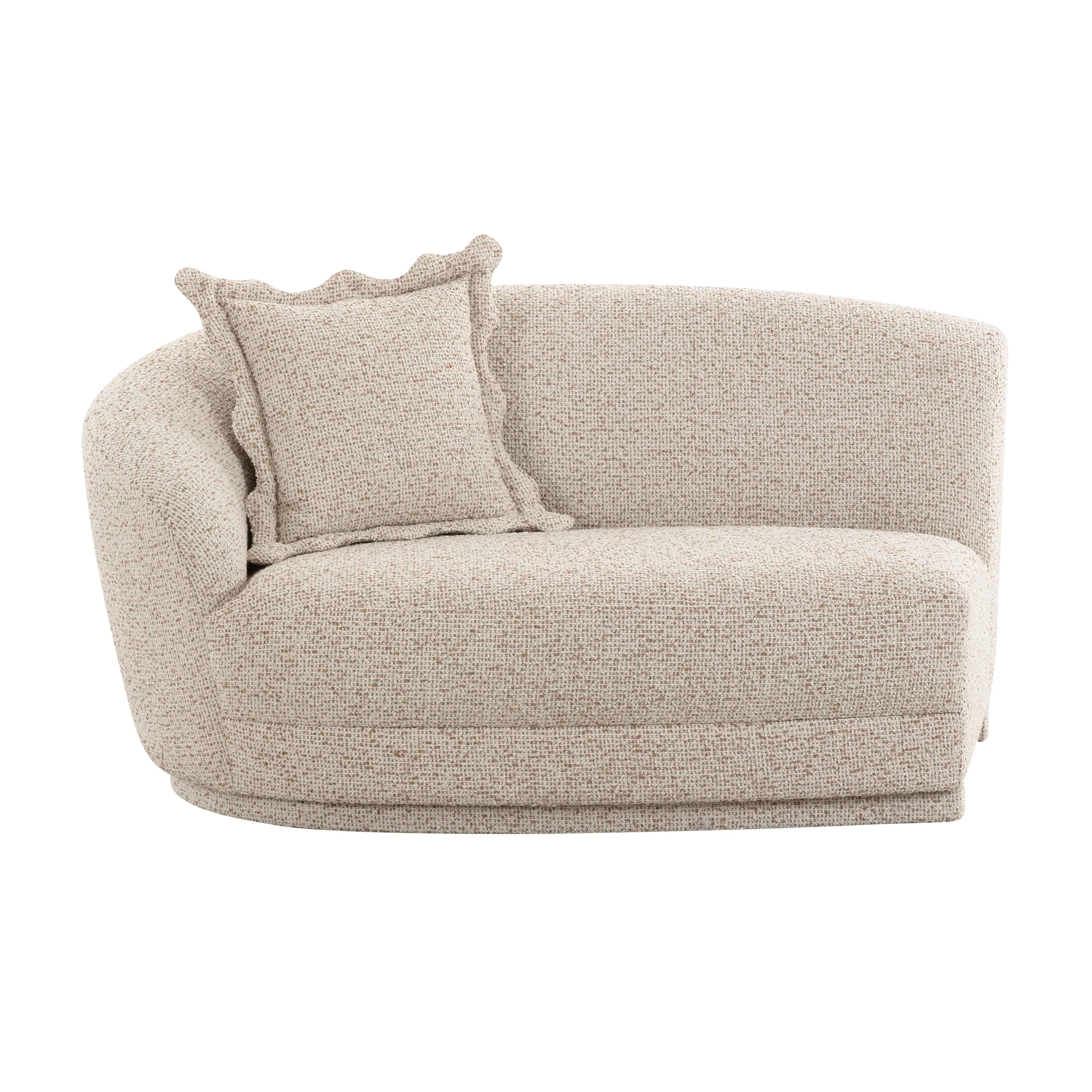 Marion 60" Two-Tone Textured Performance Boucle Loveseat