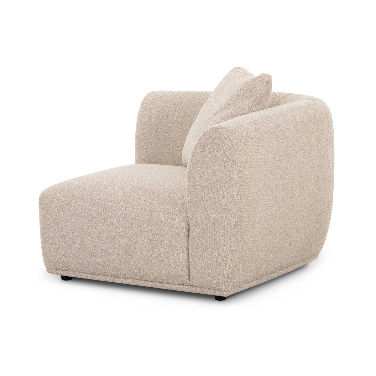 Sylvie Cream Performance Boucle Corner Chair