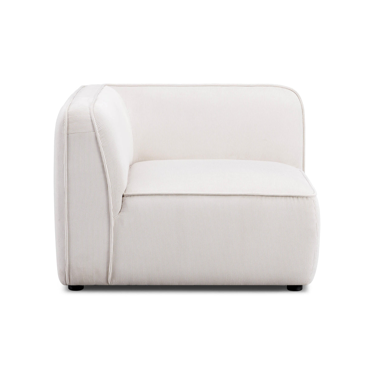 Travie Performance Corduroy Velvet Corner Chair