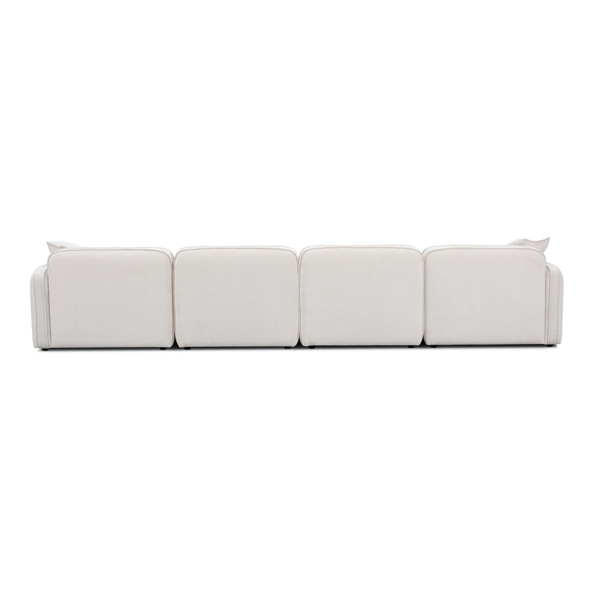 Travie 6-Piece Performance Corduroy Velvet Modular U-Sectional