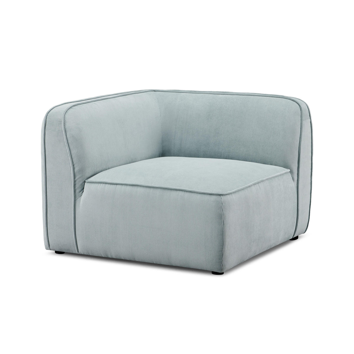 Travie Performance Corduroy Velvet Corner Chair