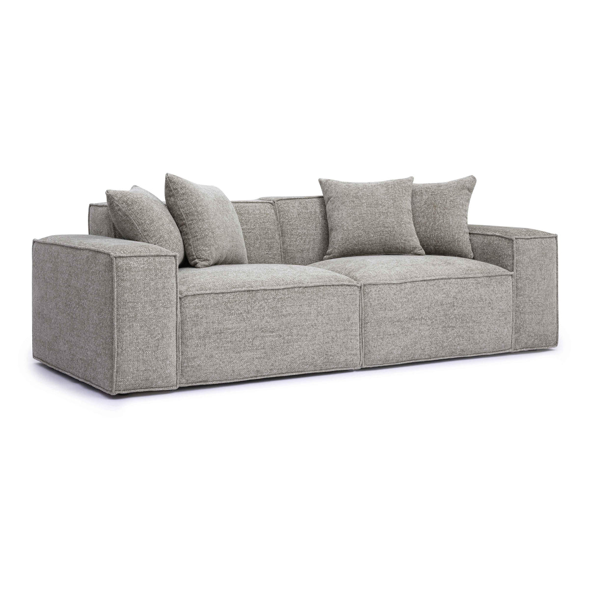 Mindy Performance Chenille Basketweave Modular Loveseat