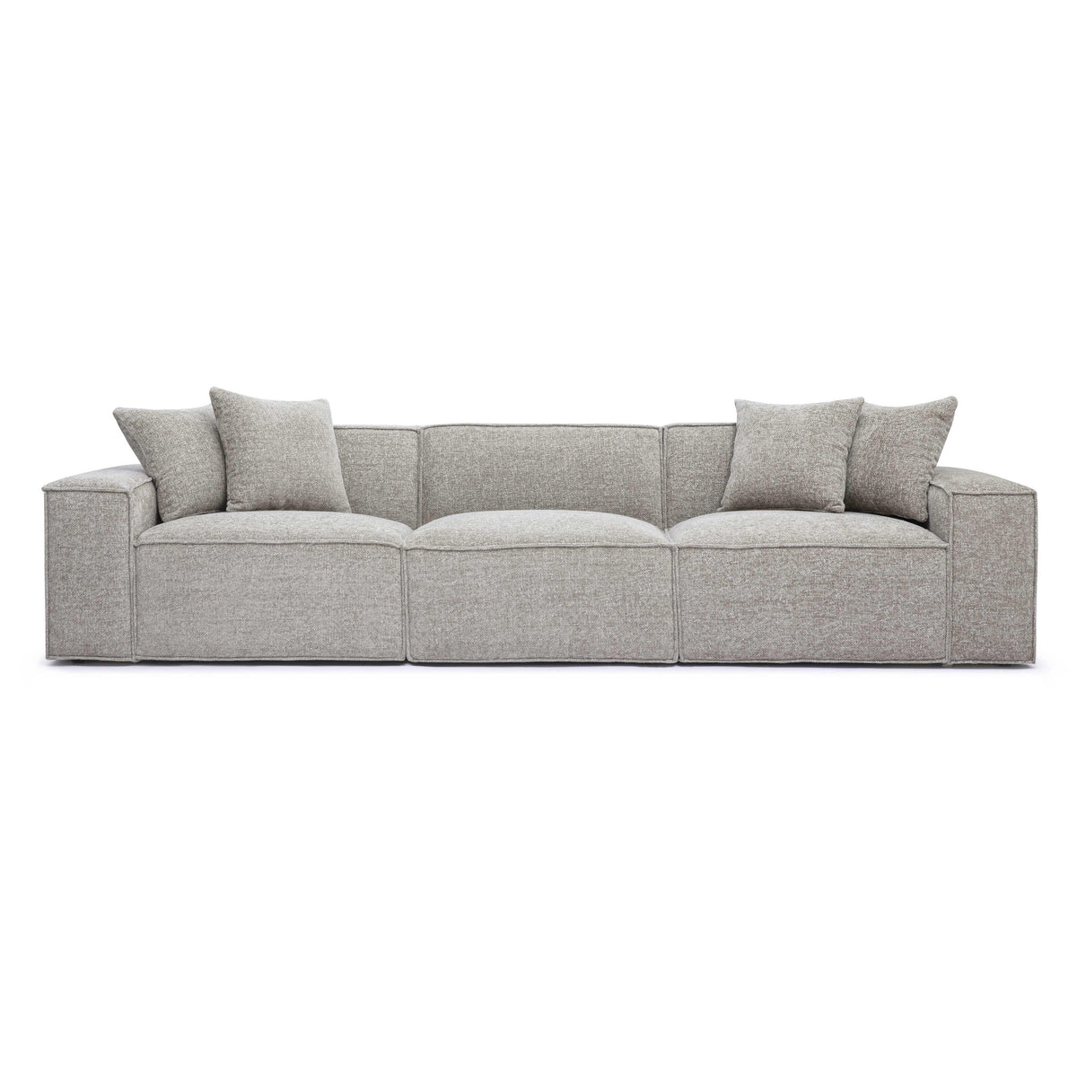 Mindy Performance Chenille Basketweave Modular Sofa