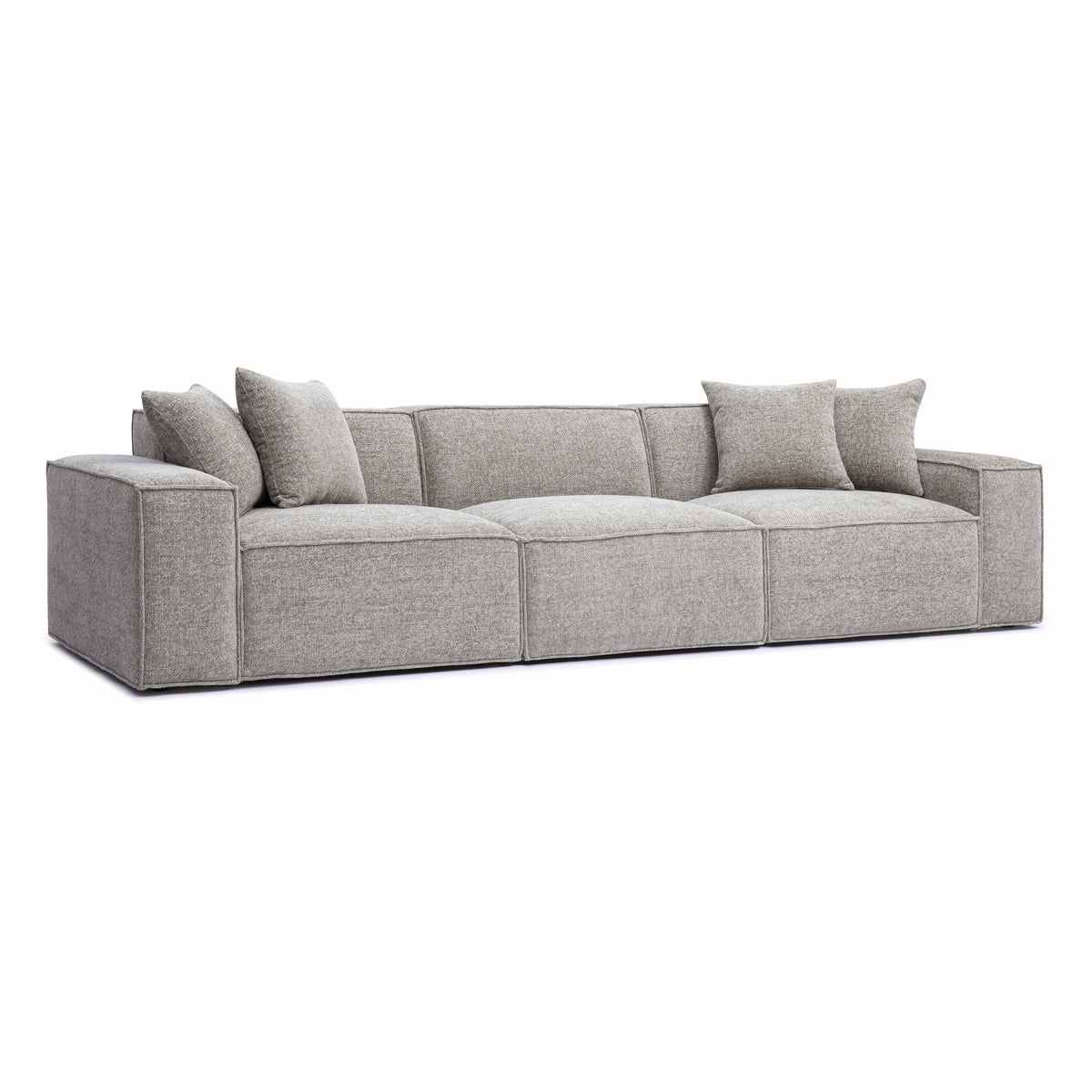 Mindy Performance Chenille Basketweave Modular Sofa