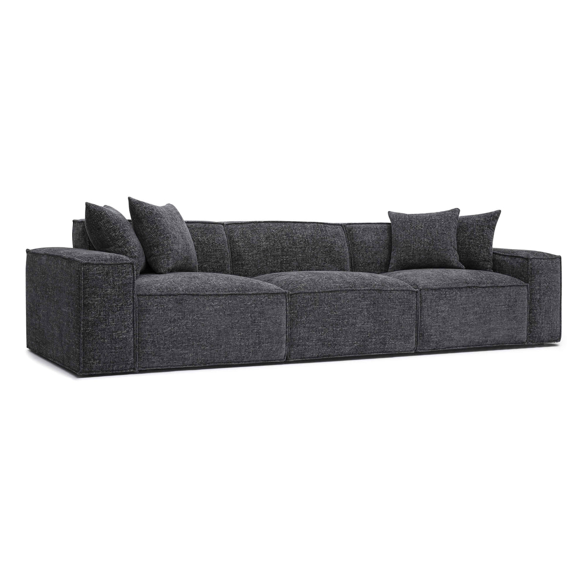 Mindy Performance Chenille Basketweave Modular Sofa