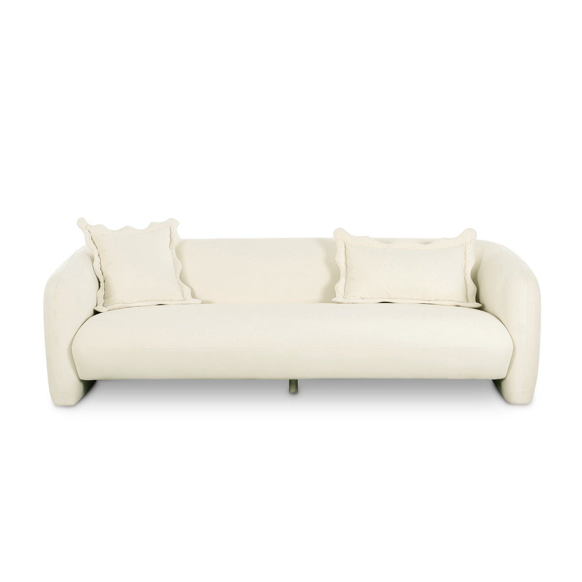 Lou 91" Performance Velvet Sofa