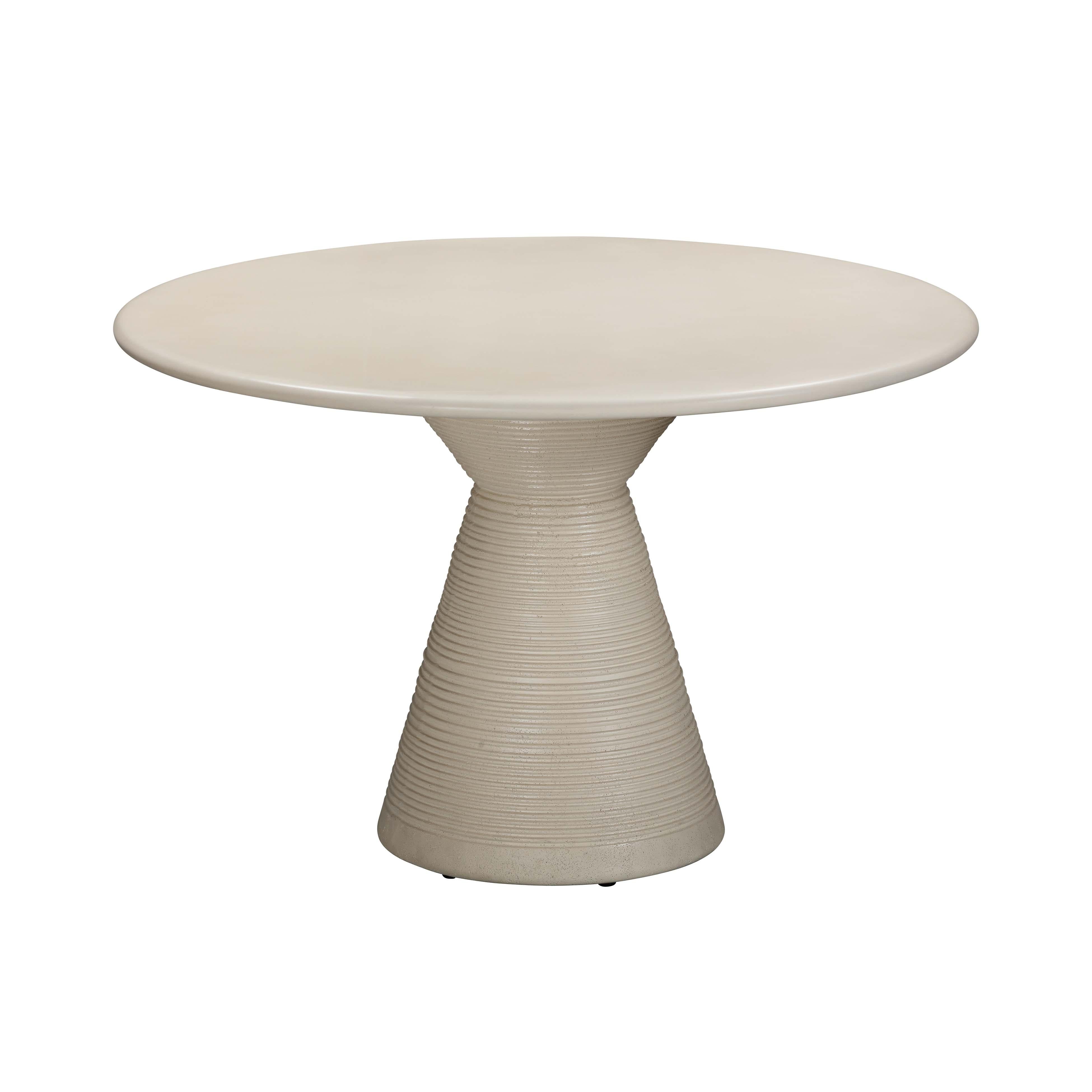 Fern Beige Textured Faux Plaster Concrete Indoor / Outdoor Round Dining Table Dining Tables TOV Furniture , Black Friday Sale TOV Furniture Furniture Sale, Old Bones Co, Mid Century Furniture Sale, Four Hands Furniture, Black Friday Sale Fern Beige Textured Faux Plaster Concrete Indoor / Outdoor Round Dining Table,Gus Sale, Perigold Fern Beige Textured Faux Plaster Concrete Indoor / Outdoor Round Dining Table Dining Tables Black Friday Sale , Perigold Sale Fern Beige Textured Faux Plaster Concrete Indoor /