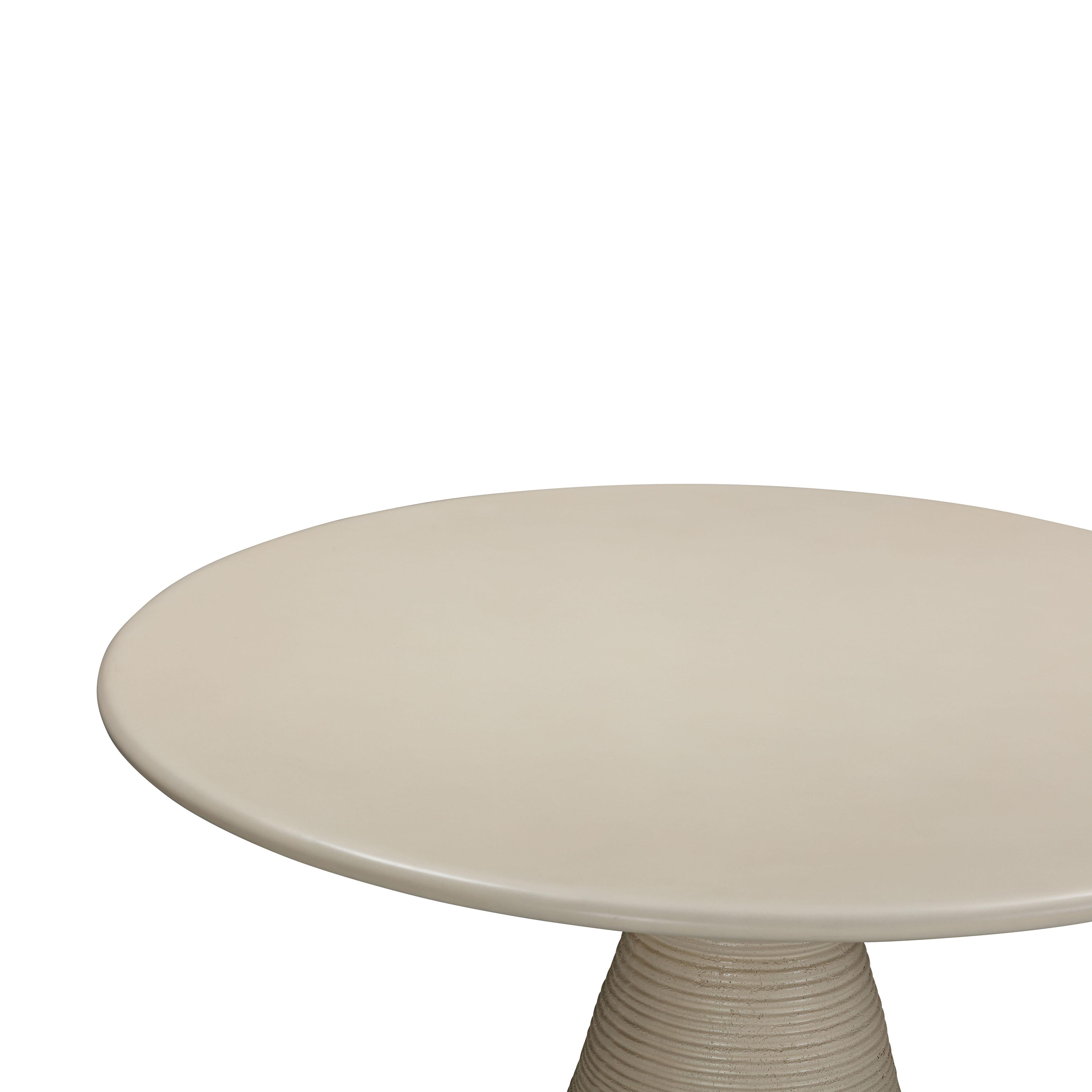 Fern Beige Textured Faux Plaster Concrete Indoor / Outdoor Round Dining Table Dining Tables TOV Furniture , Black Friday Sale TOV Furniture Furniture Sale, Old Bones Co, Mid Century Furniture Sale, Four Hands Furniture, Black Friday Sale Fern Beige Textured Faux Plaster Concrete Indoor / Outdoor Round Dining Table,Gus Sale, Perigold Fern Beige Textured Faux Plaster Concrete Indoor / Outdoor Round Dining Table Dining Tables Black Friday Sale , Perigold Sale Fern Beige Textured Faux Plaster Concrete Indoor /