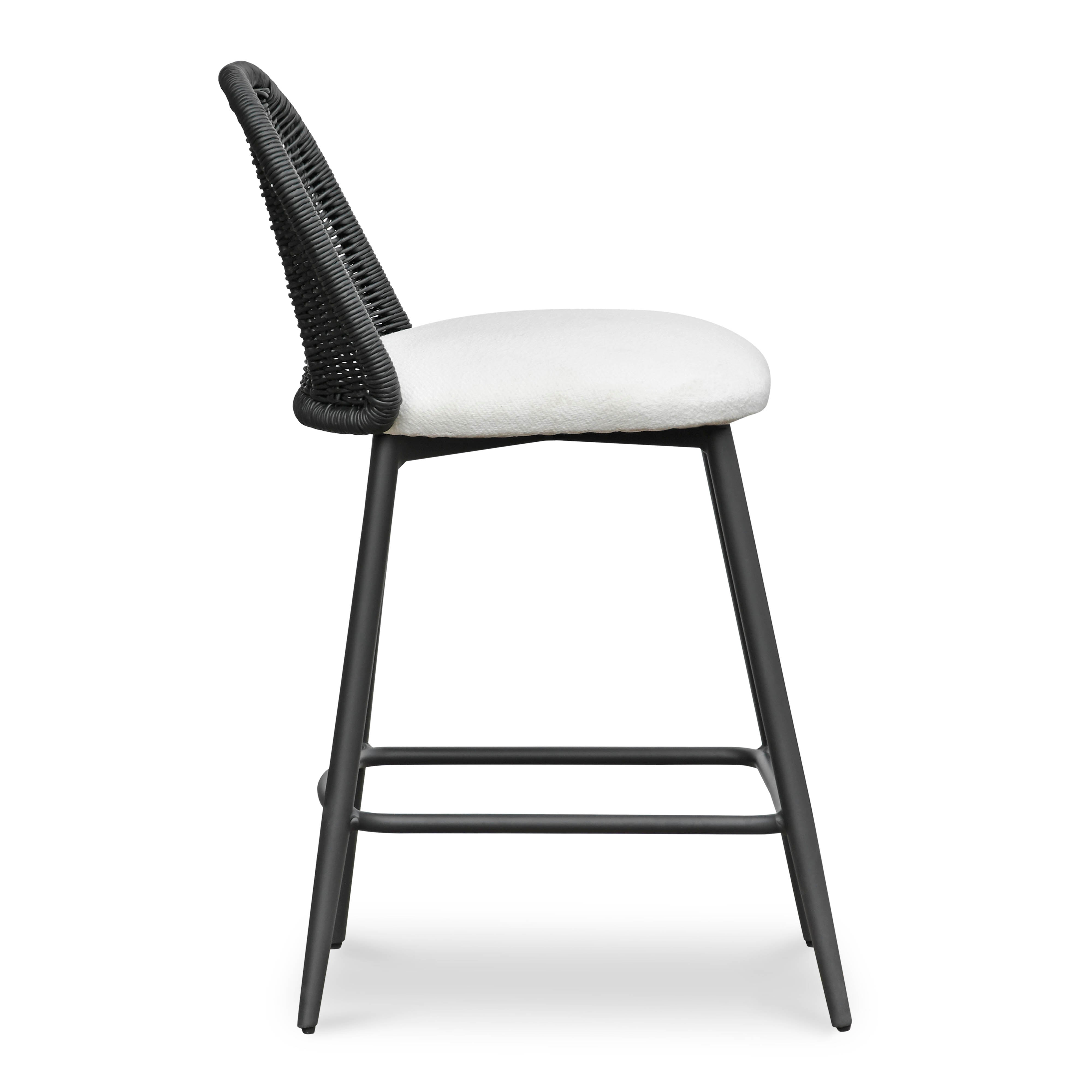 Alexa Performance Fabric Outdoor Counter Stool