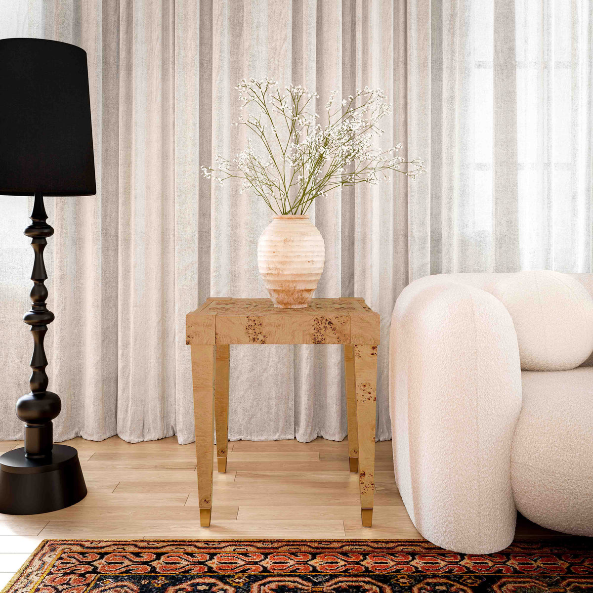 Brandyss Burl End Table by TOV Furniture
