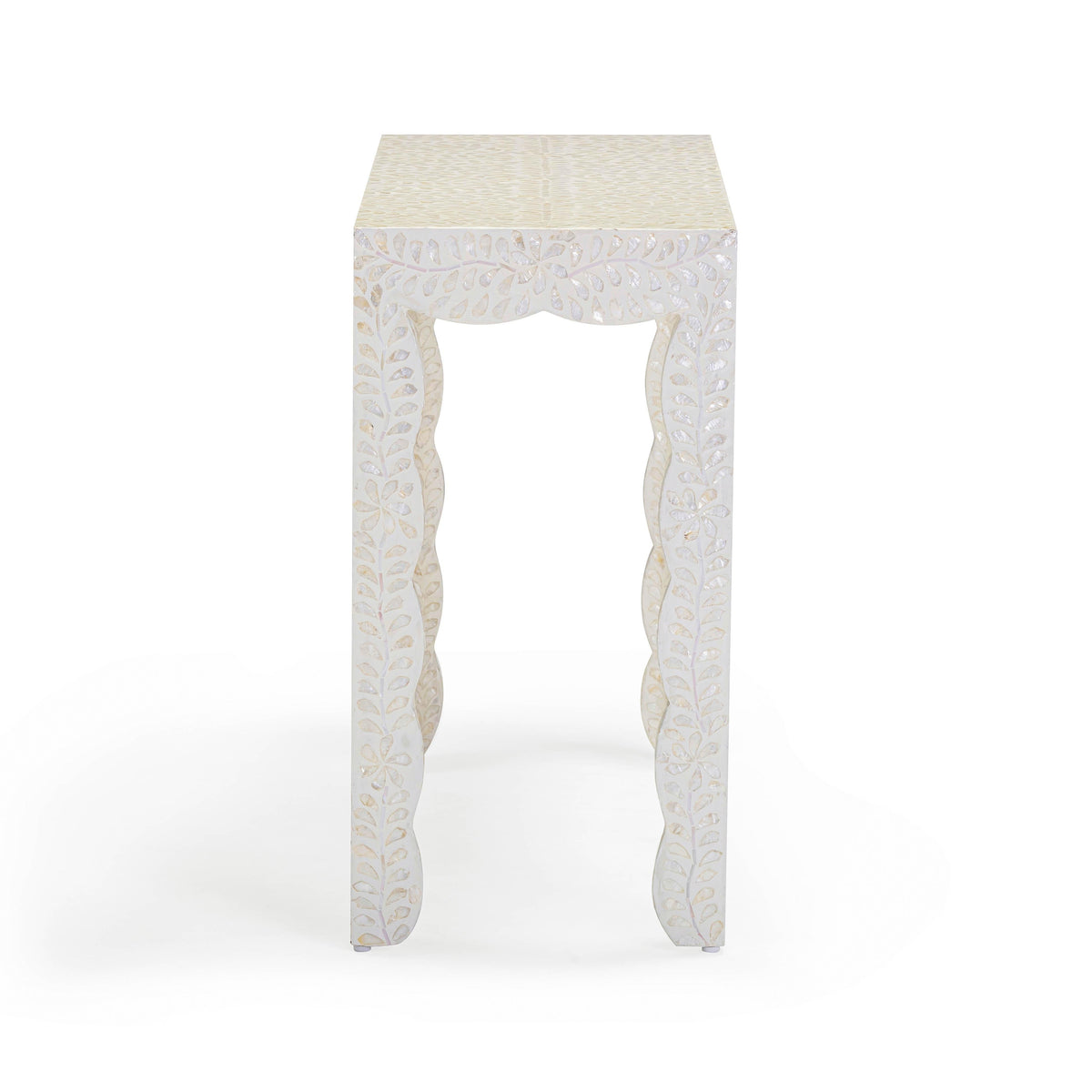 Piara 43" Natural Capiz Shell Console Table