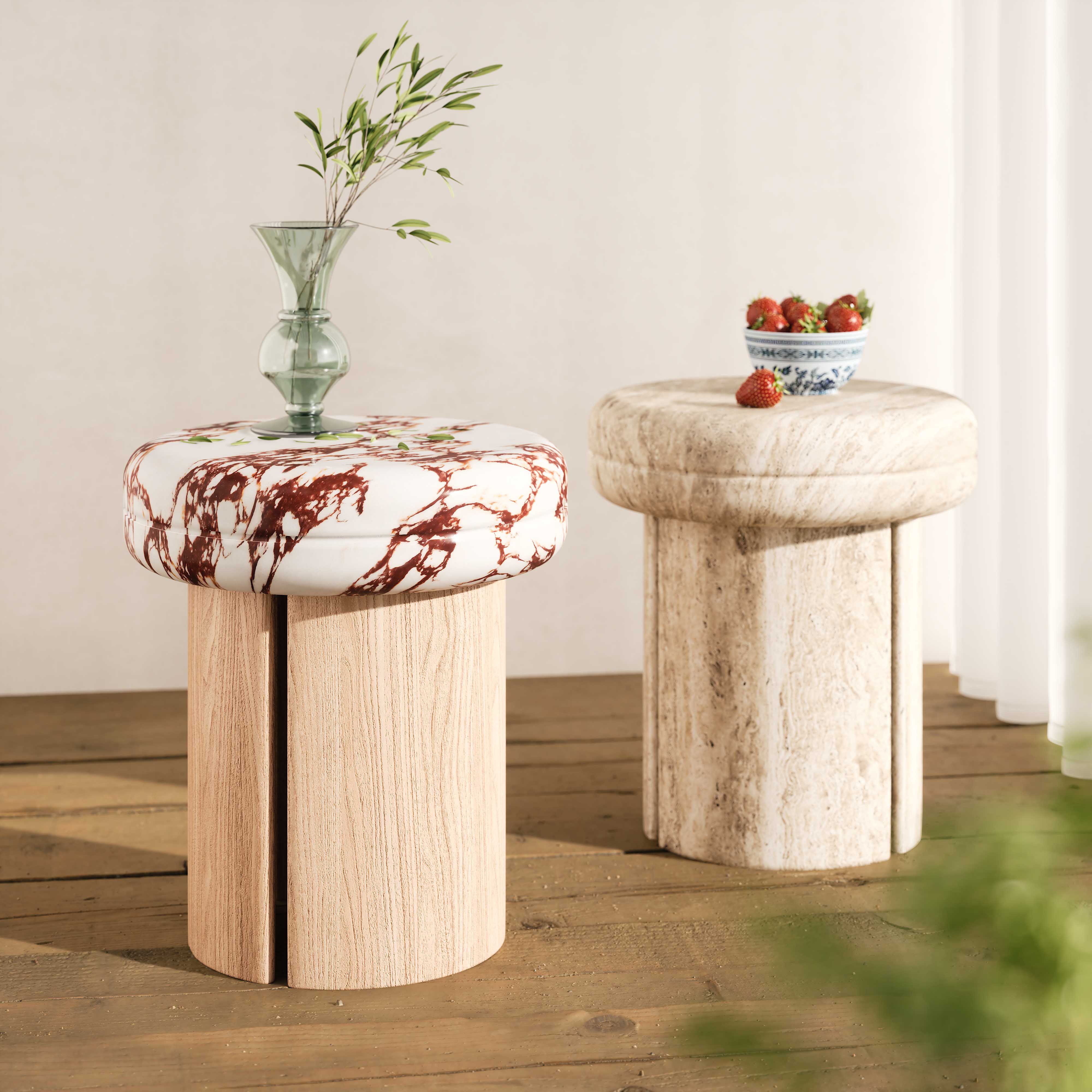 Sheila Textured Concrete Indoor/Outdoor Side Table