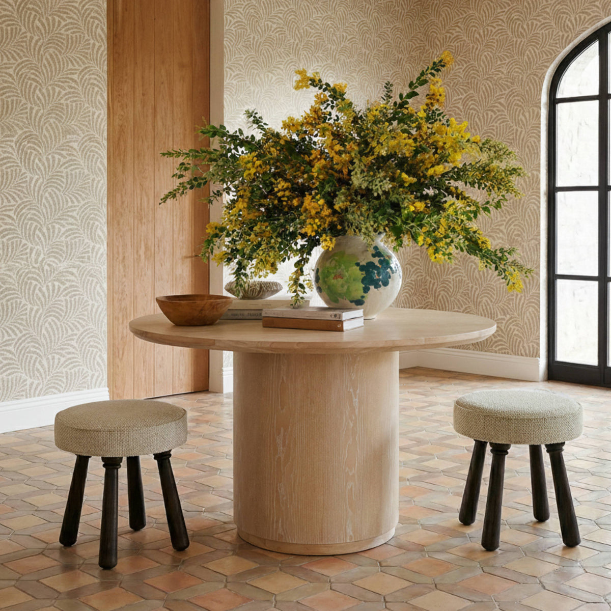 Pookie Performance Boucle Accent Stool