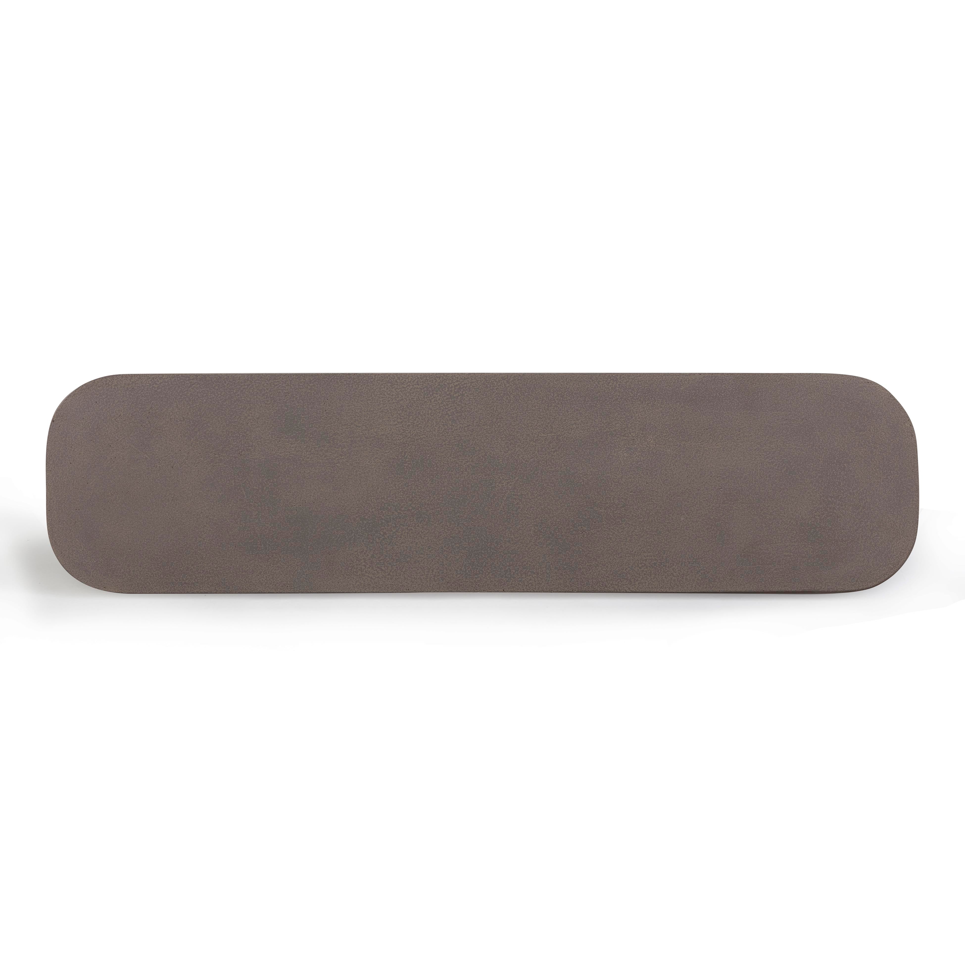 Suraya 55" Indoor/Outdoor Concrete Console Table