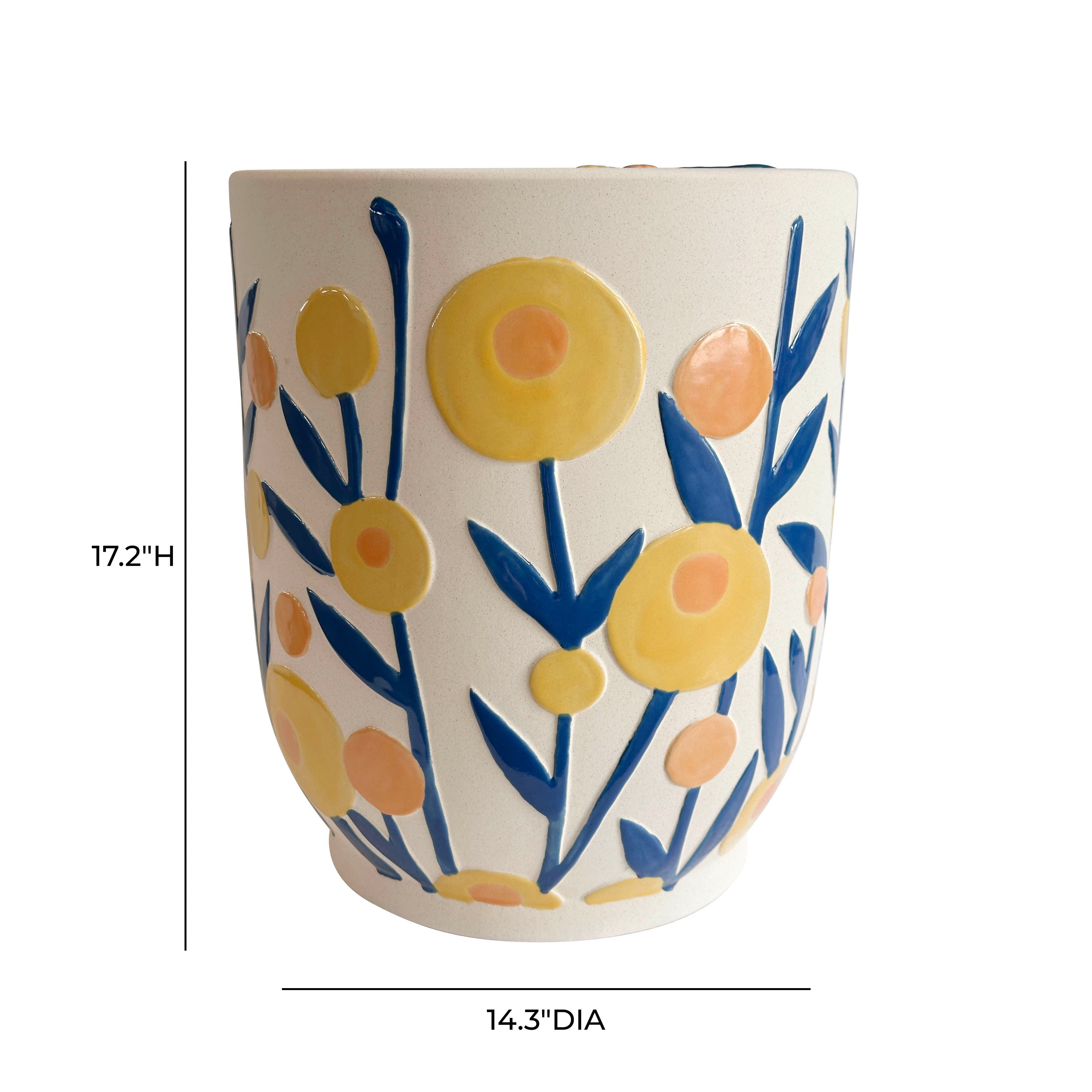 Ceramic Summer Garden Indoor/Outdoor Table