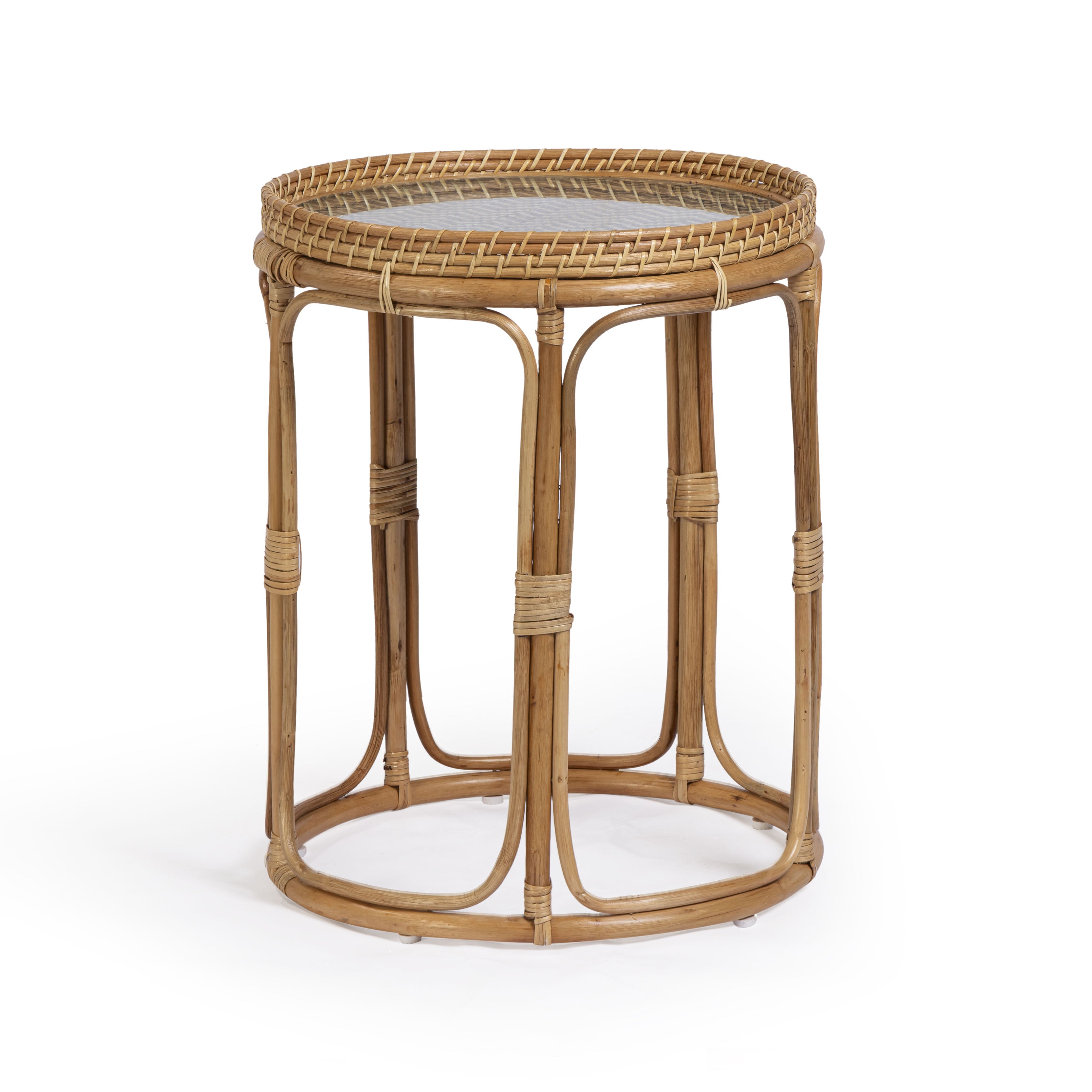 Lindy Rattan Side Table