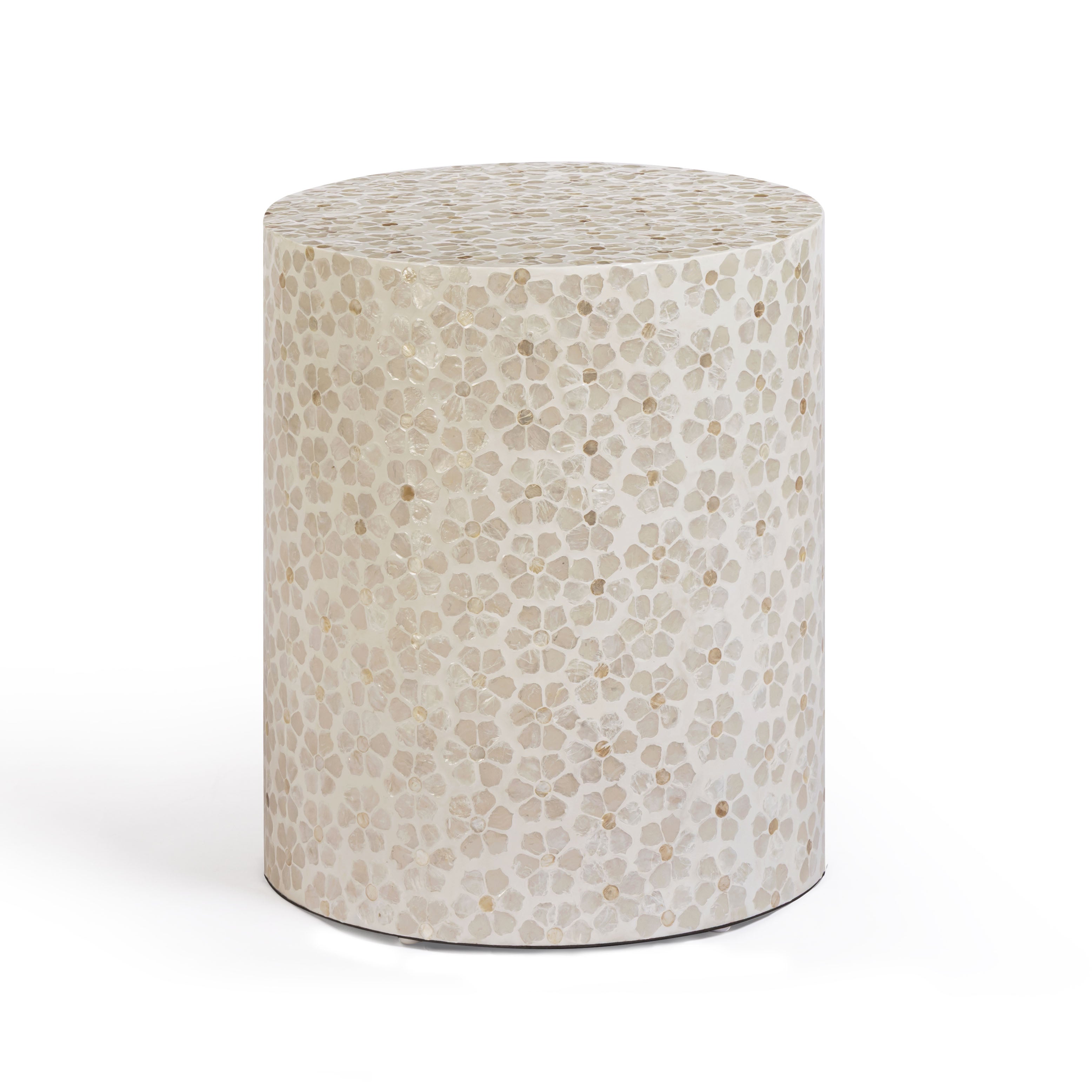 Lorna Capiz Shell Accent Stool