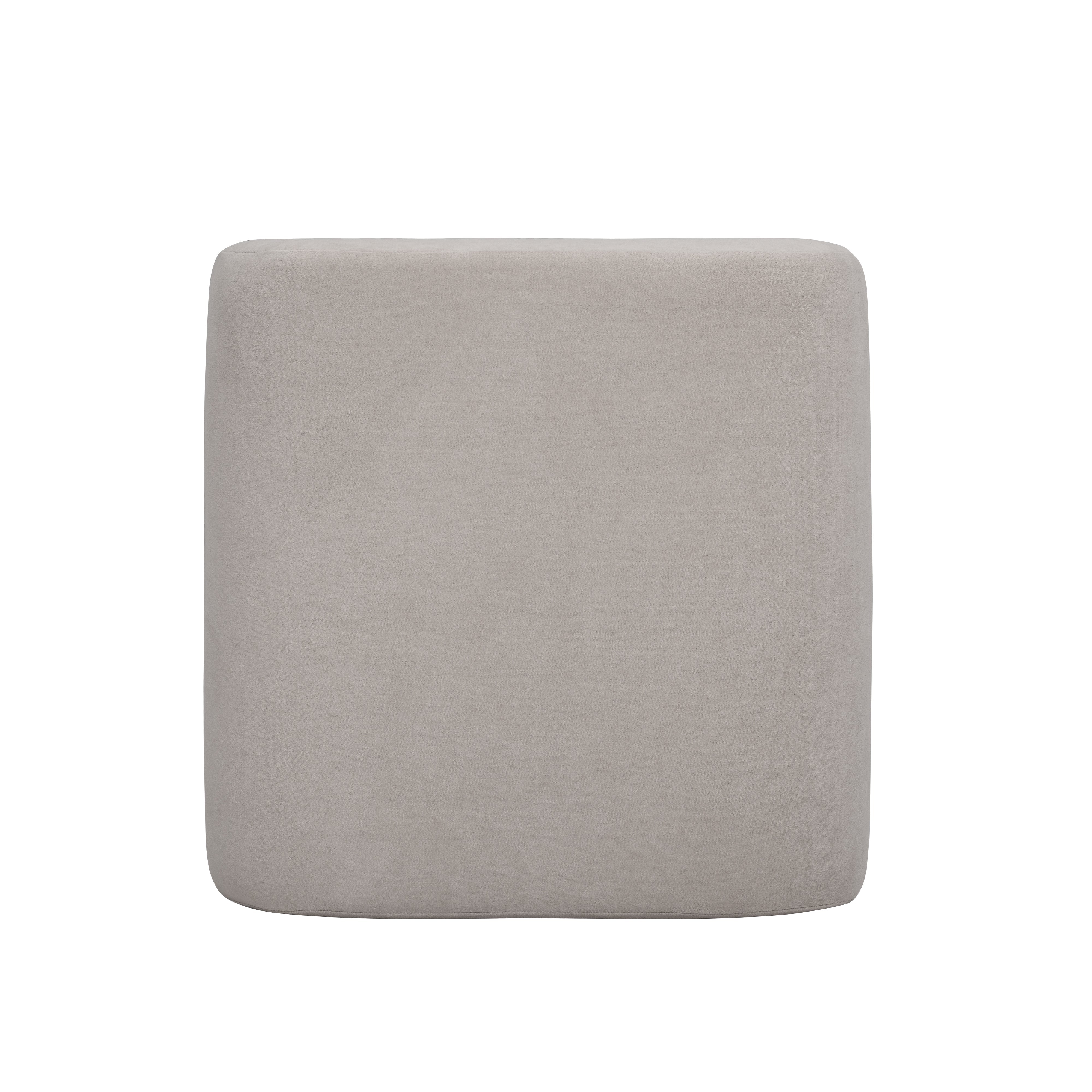 Desi Performance Velvet Ottoman