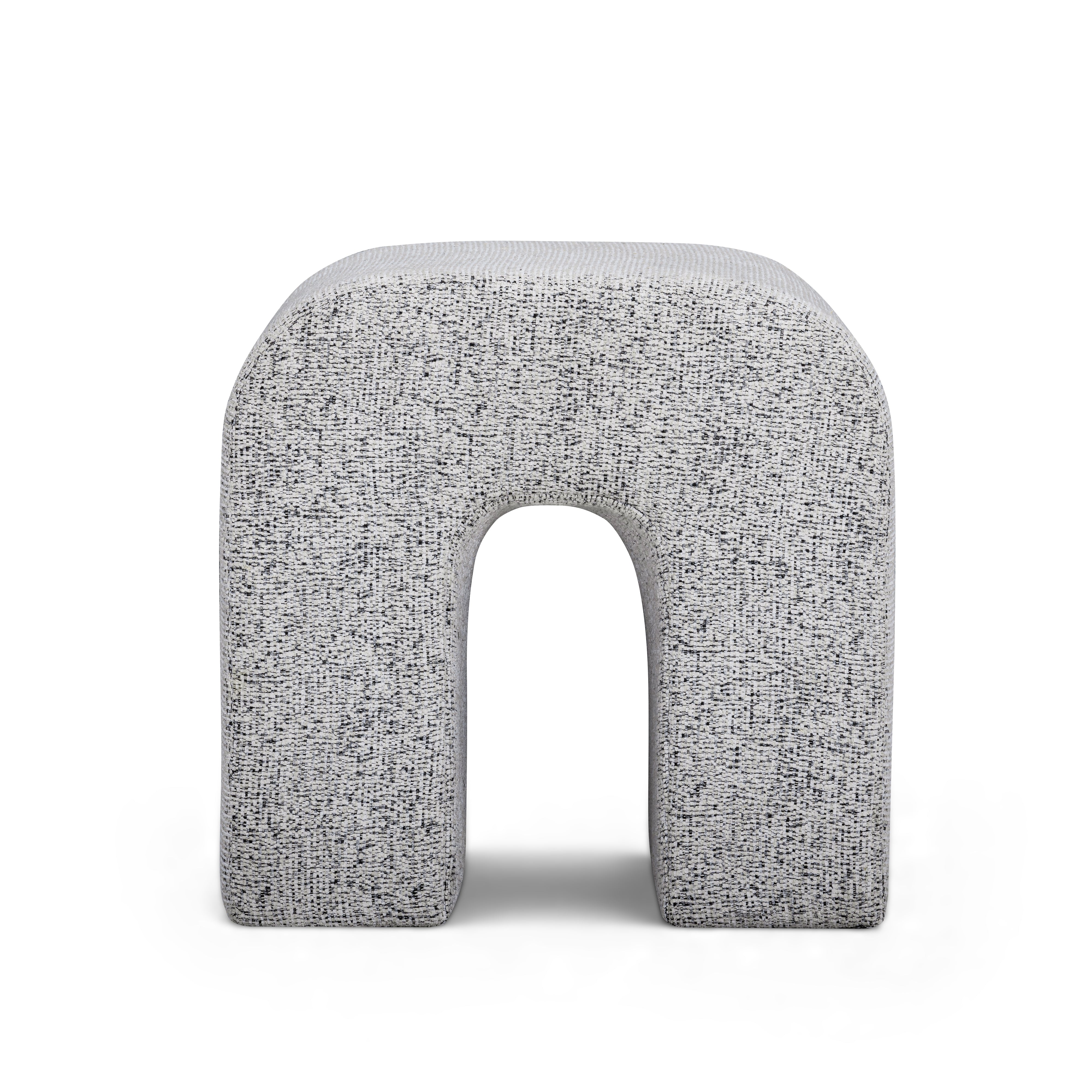 Desi Woven Performance Fabric Ottoman