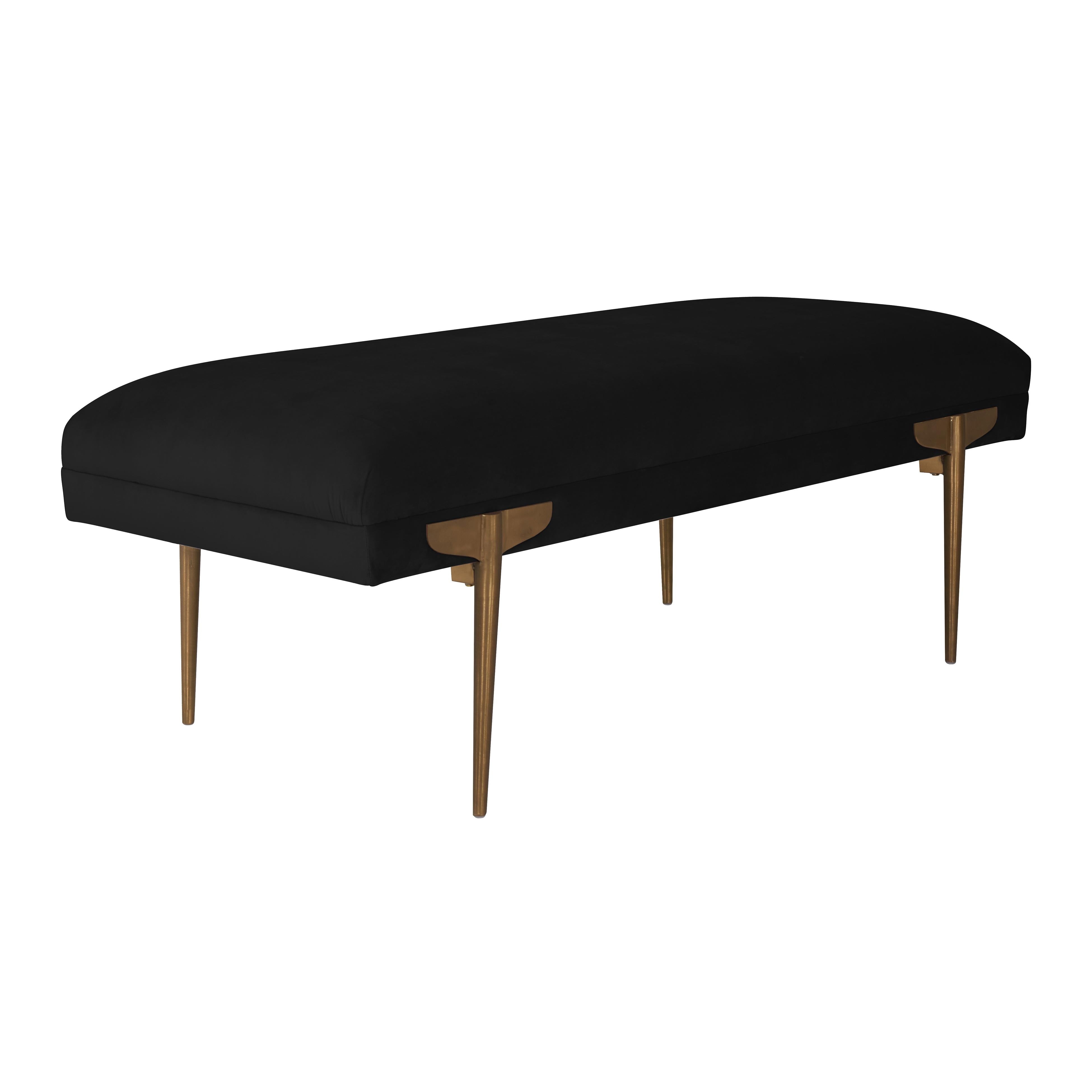 Brno Velvet Bench Benches TOV Furniture Black , Black Friday Sale TOV Furniture Furniture Sale, Old Bones Co, Mid Century Furniture Sale, Four Hands Furniture, Black Friday Sale Brno Velvet Bench,Gus Sale, Perigold Brno Velvet Bench Benches Black Friday Sale , Perigold Sale Brno Velvet Bench,Brno Velvet Bench Lulu and Georgia, Burke Decor Sale Brno Velvet Bench, www.oldbonesco.com