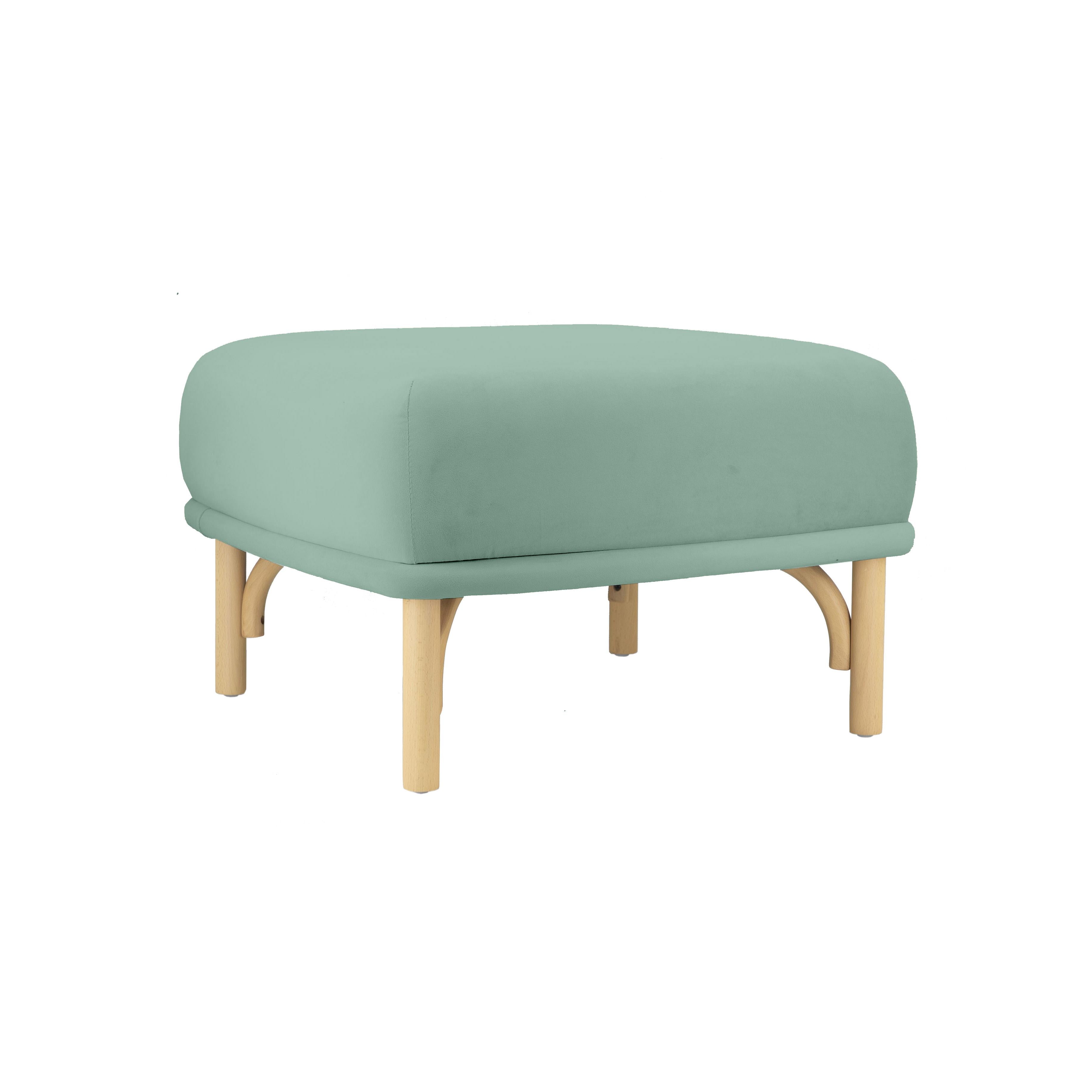 Desiree Performance Velvet Ottoman