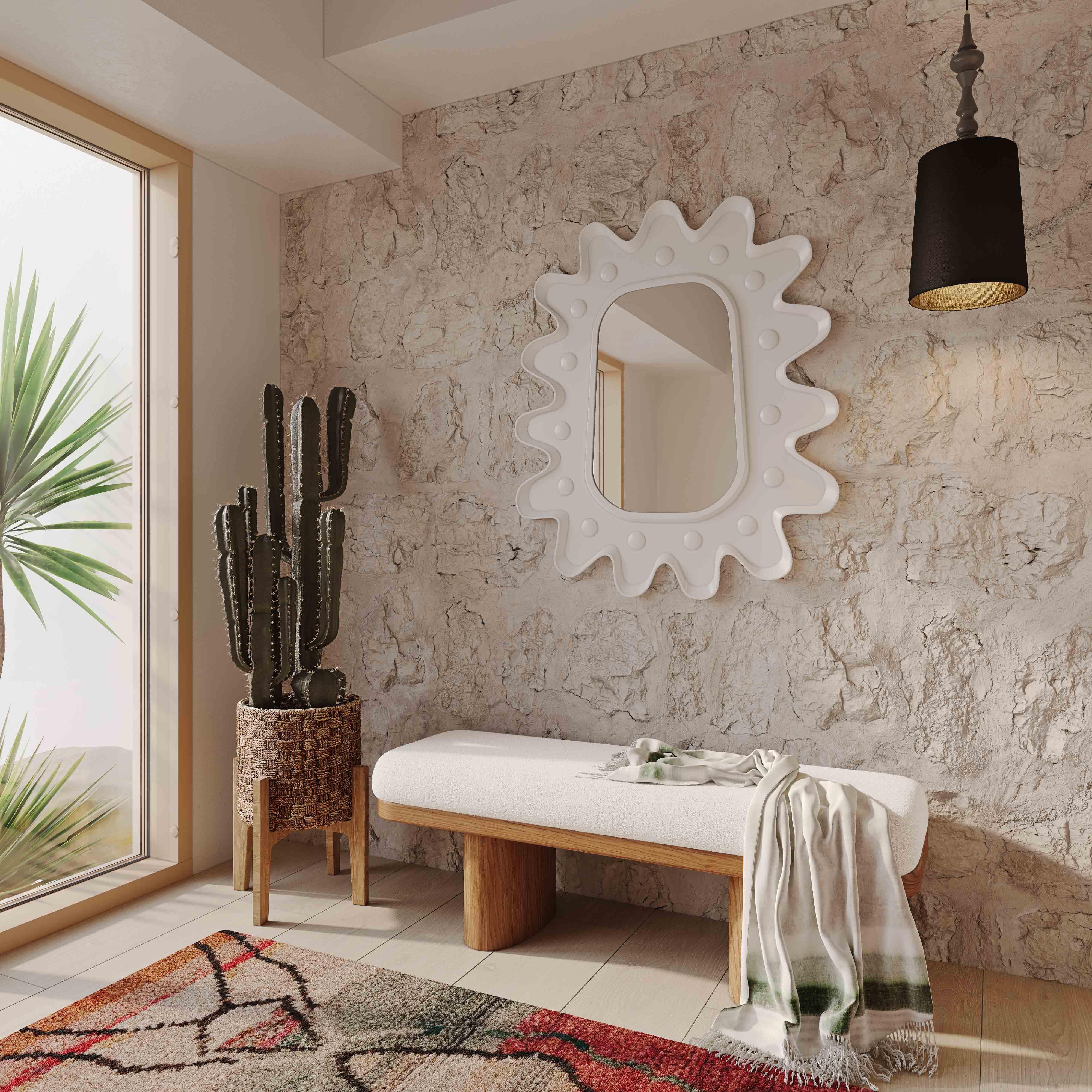 Ollie White Boucle Wooden Bench Benches TOV Furniture , Black Friday Sale TOV Furniture Furniture Sale, Old Bones Co, Mid Century Furniture Sale, Four Hands Furniture, Black Friday Sale Ollie White Boucle Wooden Bench,Gus Sale, Perigold Ollie White Boucle Wooden Bench Benches Black Friday Sale , Perigold Sale Ollie White Boucle Wooden Bench,Ollie White Boucle Wooden Bench Lulu and Georgia, Burke Decor Sale Ollie White Boucle Wooden Bench, www.oldbonesco.com