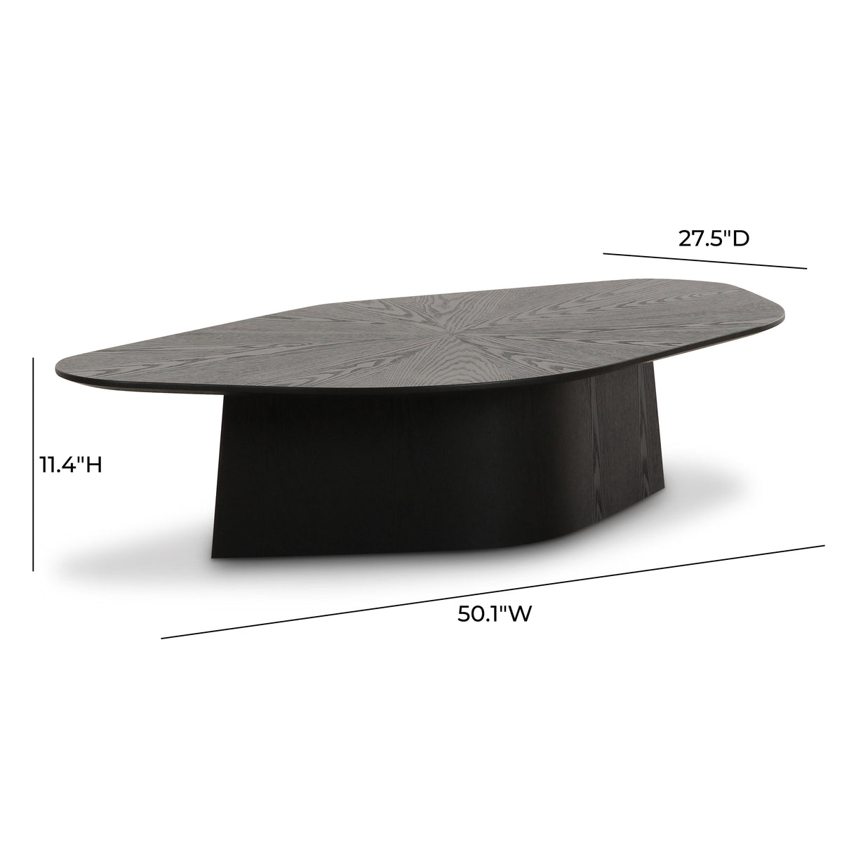 Roche 50" Ash Low Coffee Table