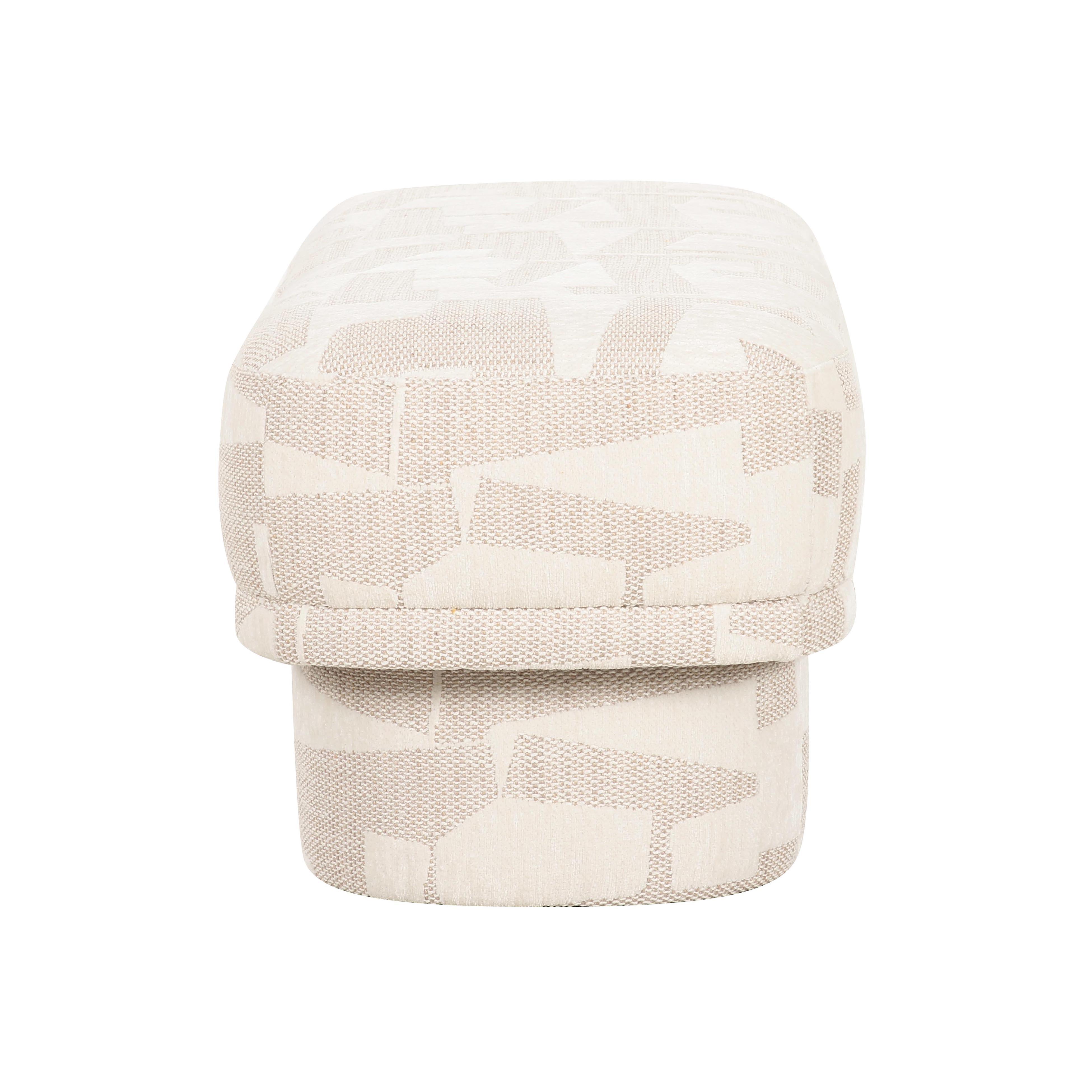 Lena 47" Performance Jacquard Bench