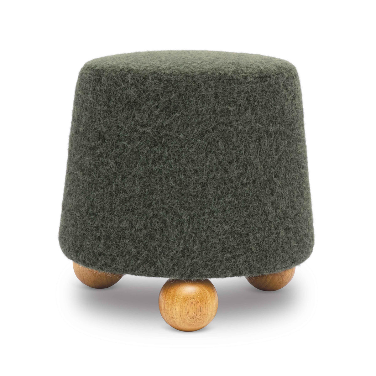 Jaine Contract-Grade Faux Mohair Ottoman