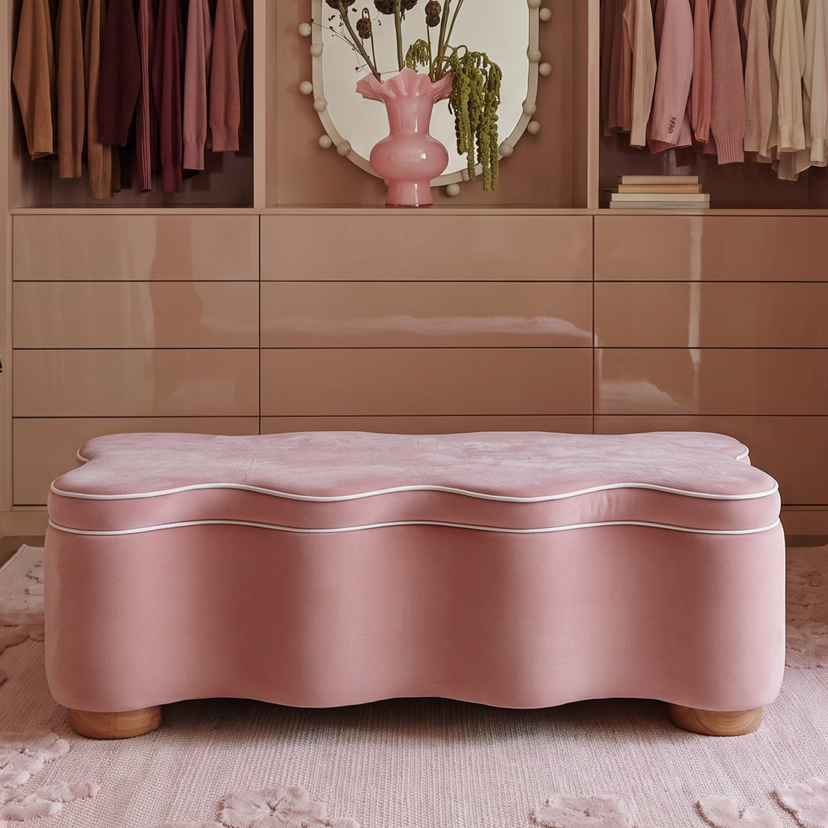 Thalia 48.5" Performance Velvet Storage Bench