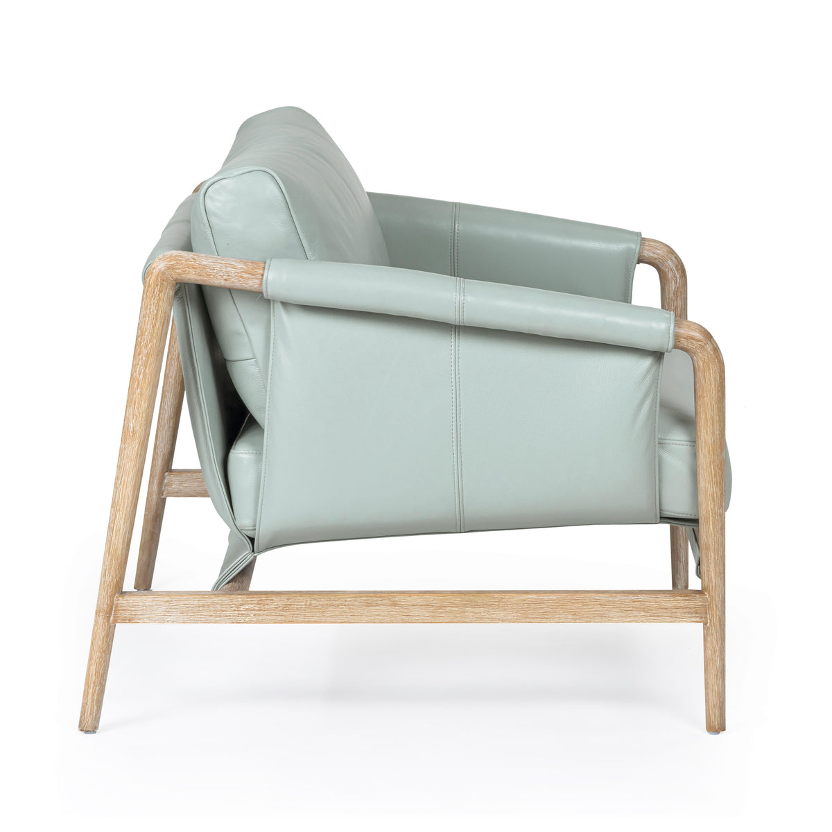 Chakka Contract-Grade Genuine Leather Accent Chair