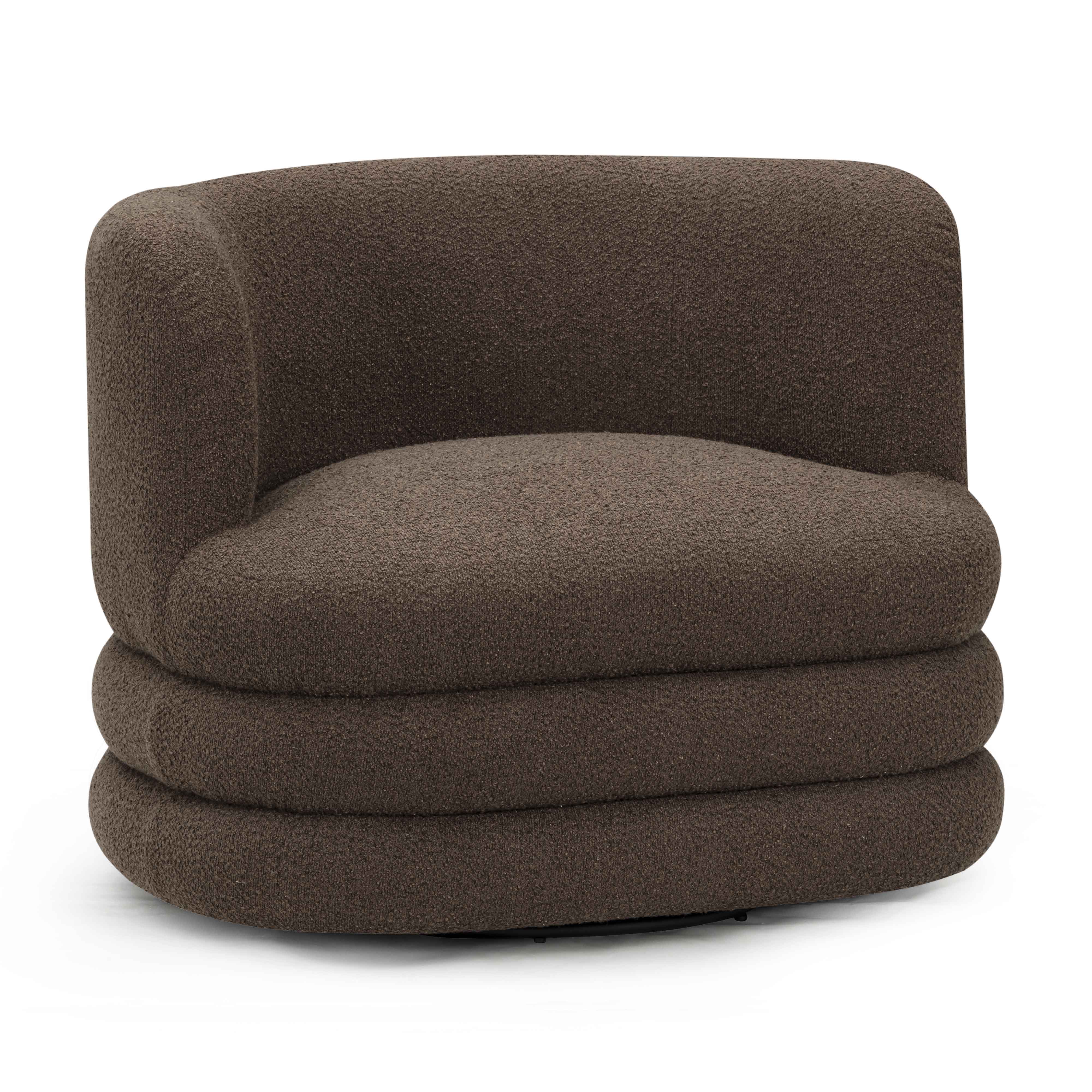 Astor Heavy Performance Boucle Swivel Hotel Lounge Chair
