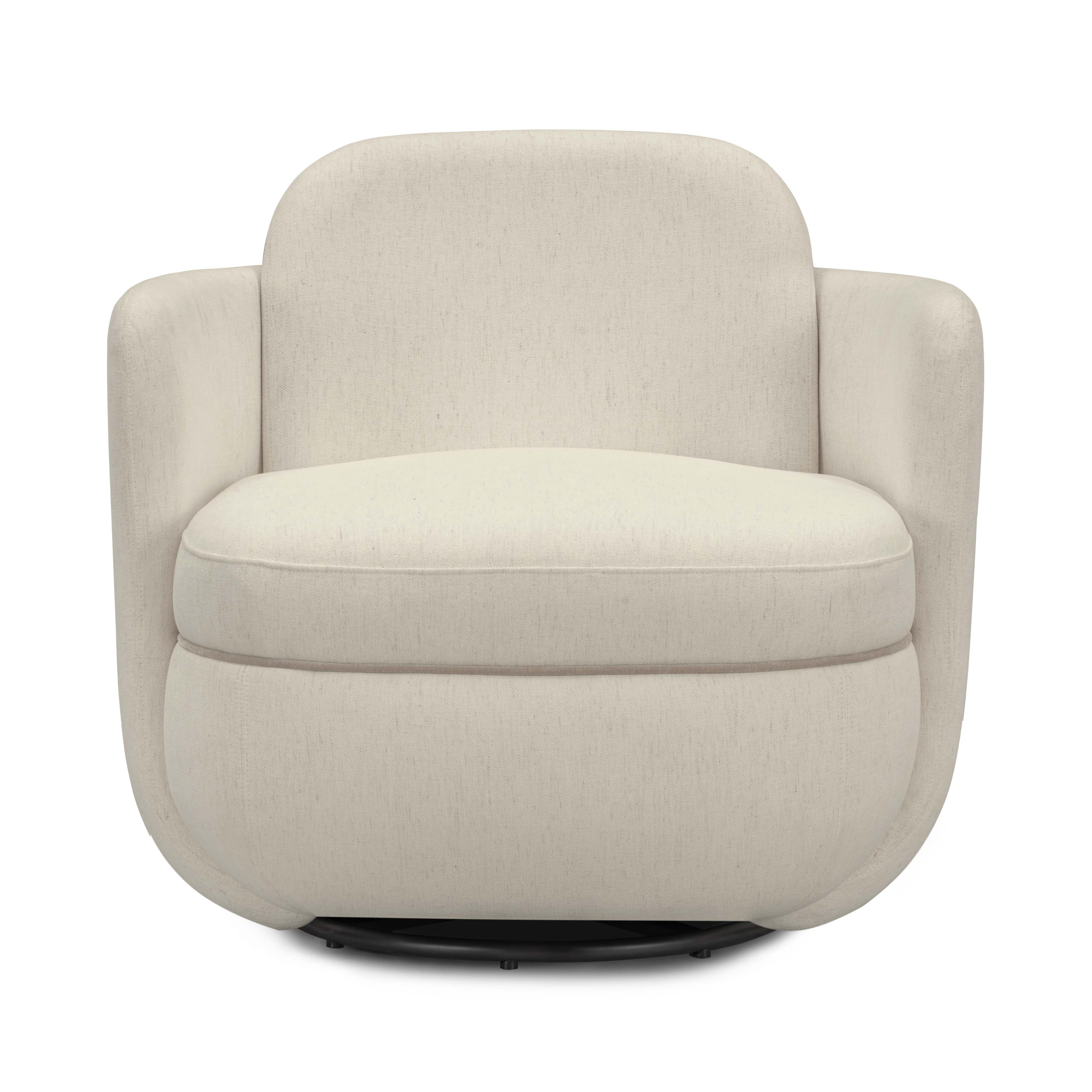 Wolfie Performance Chenille Swivel Accent Chair