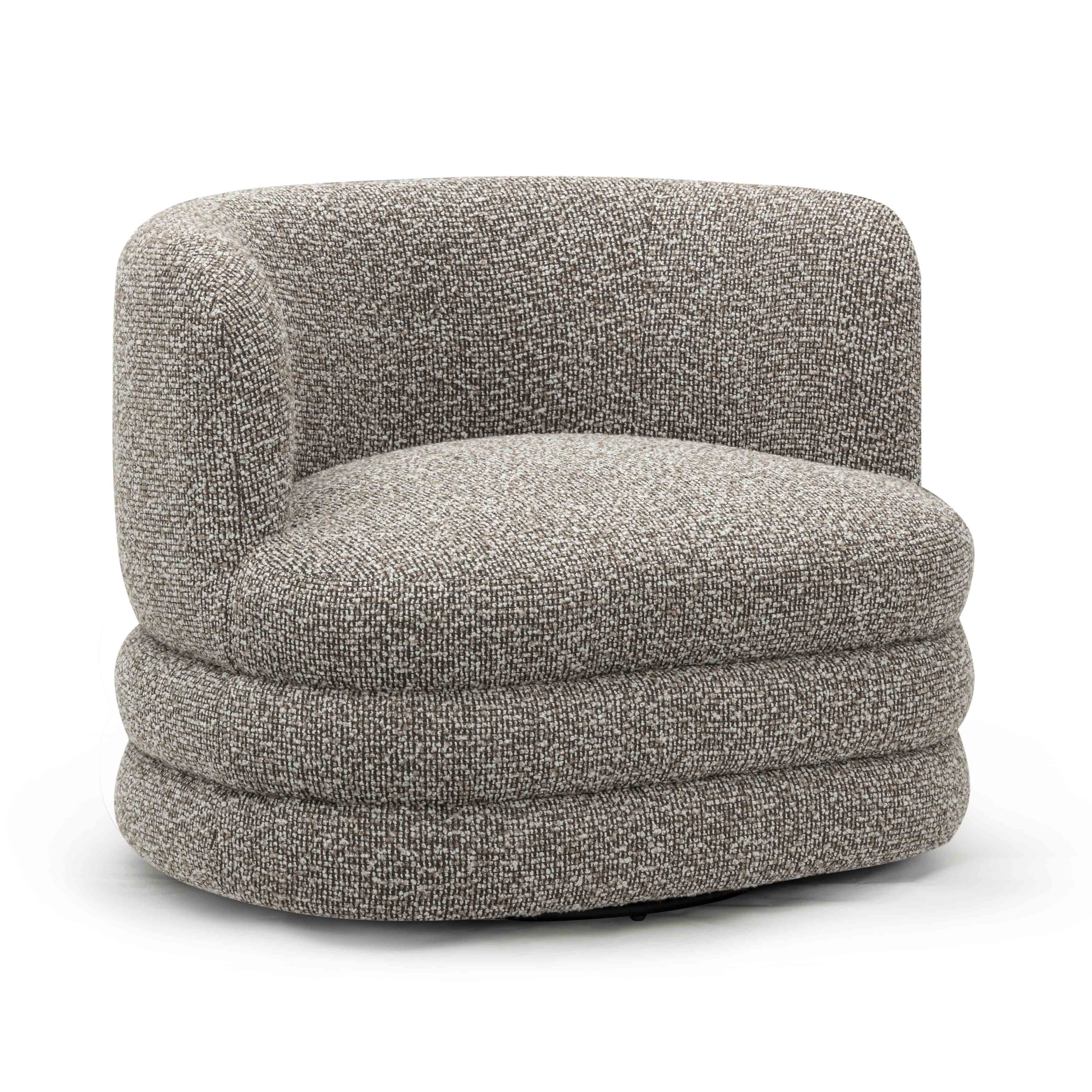 Astor Heavy Performance Boucle Swivel Hotel Lounge Chair