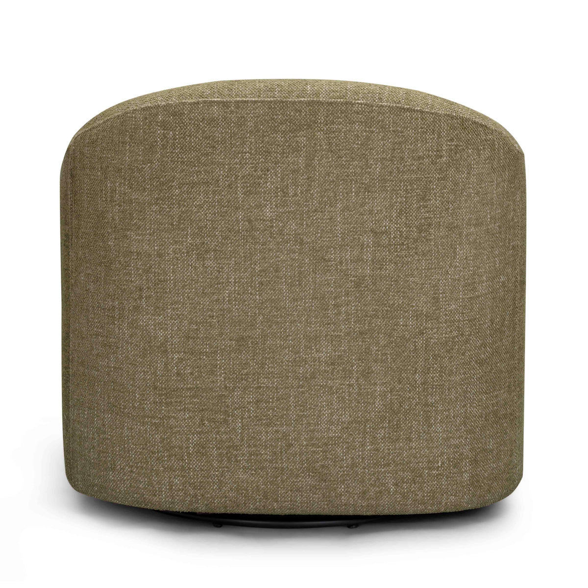 Thao Contract-Grade Basketweave Fabric Swivel Accent Chair