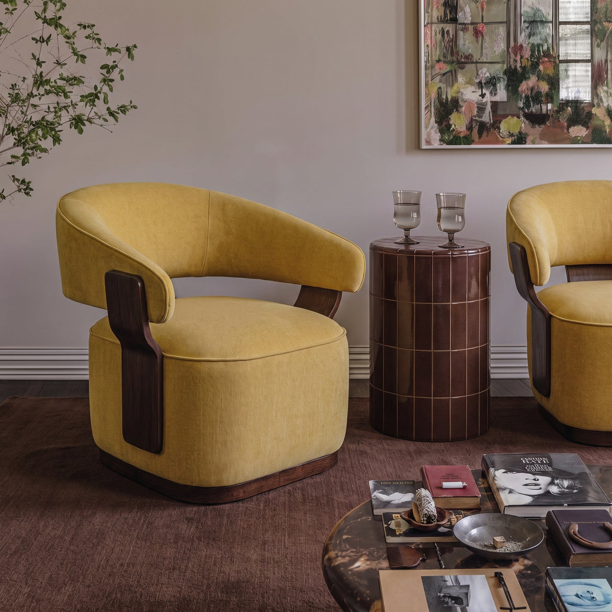 Madison Performance Swivel Accent Chair
