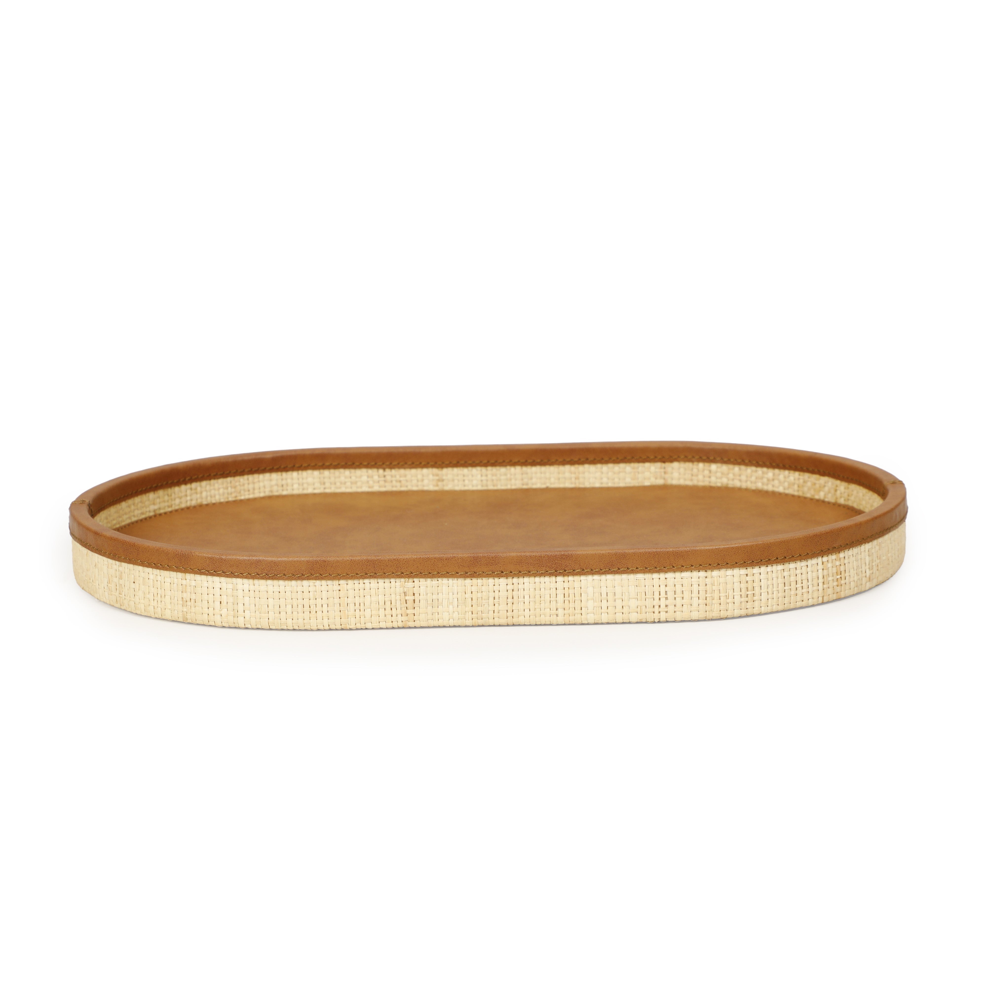 Hakiri Natural Raffia Contract-Grade Storage Tray