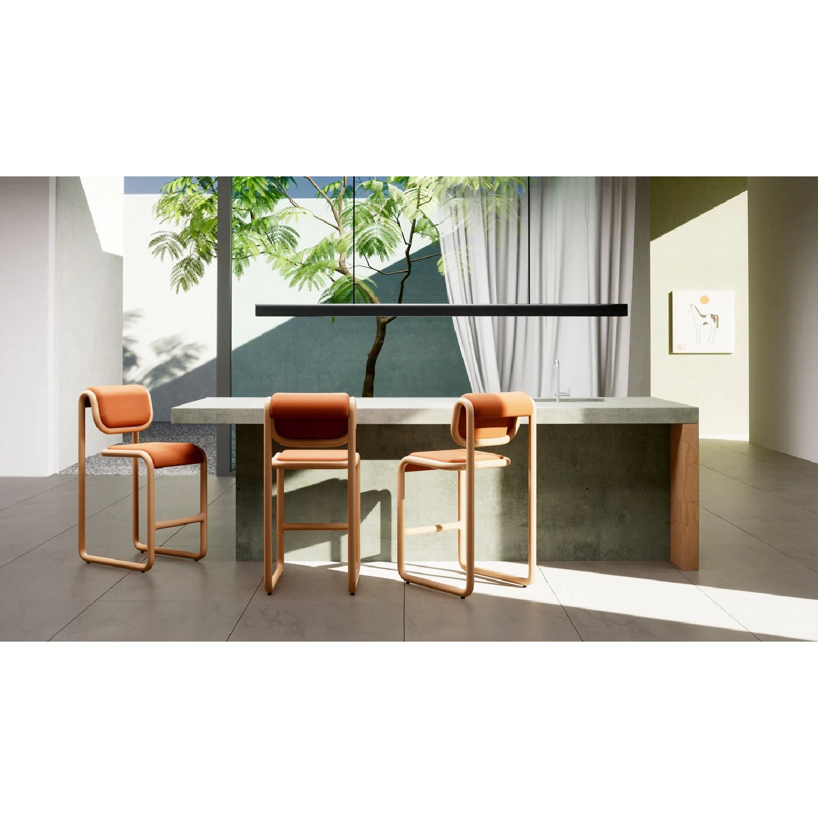 Tube Counter Stool