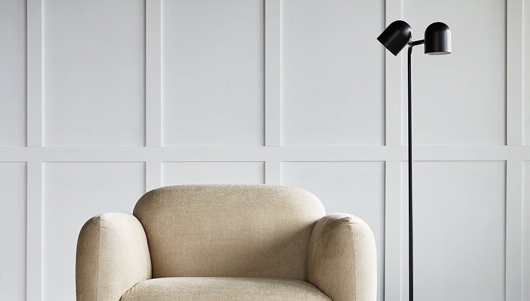 Tandem Floor Lamp Floor Lamp Gus*     Four Hands, Mid Century Modern Furniture, Old Bones Furniture Company, Old Bones Co, Modern Mid Century, Designer Furniture, https://www.oldbonesco.com/