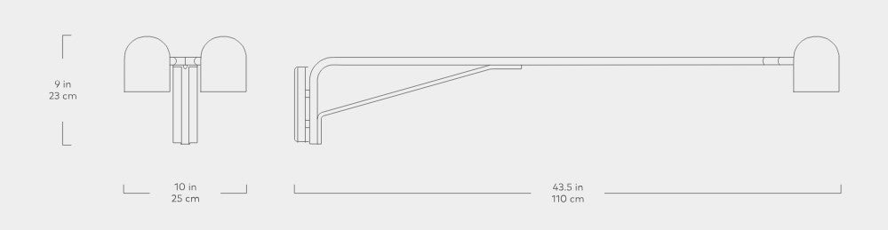 Tandem Swing Arm Lamp Lighting Gus* Four Hands, Mid Century Modern Furniture, Old Bones Furniture Company, Old Bones Co, Modern Mid Century, Designer Furniture, https://www.oldbonesco.com/