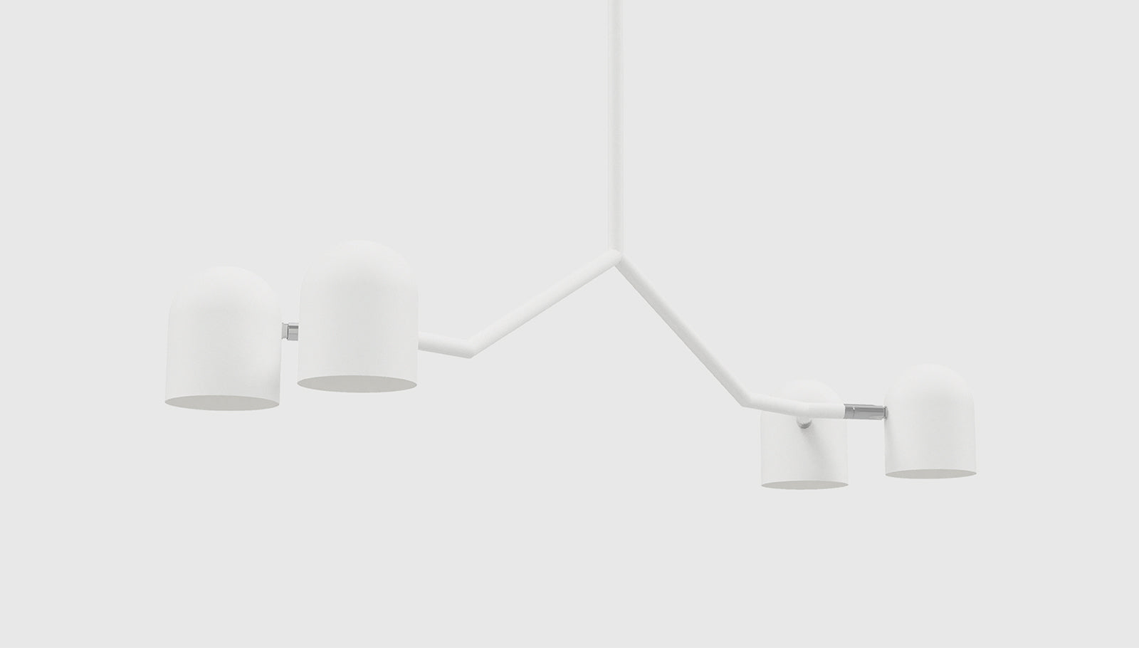 Tandem 4-Head Pendant Lamp WhiteLamp Gus* White Four Hands, Mid Century Modern Furniture, Old Bones Furniture Company, Old Bones Co, Modern Mid Century, Designer Furniture, https://www.oldbonesco.com/